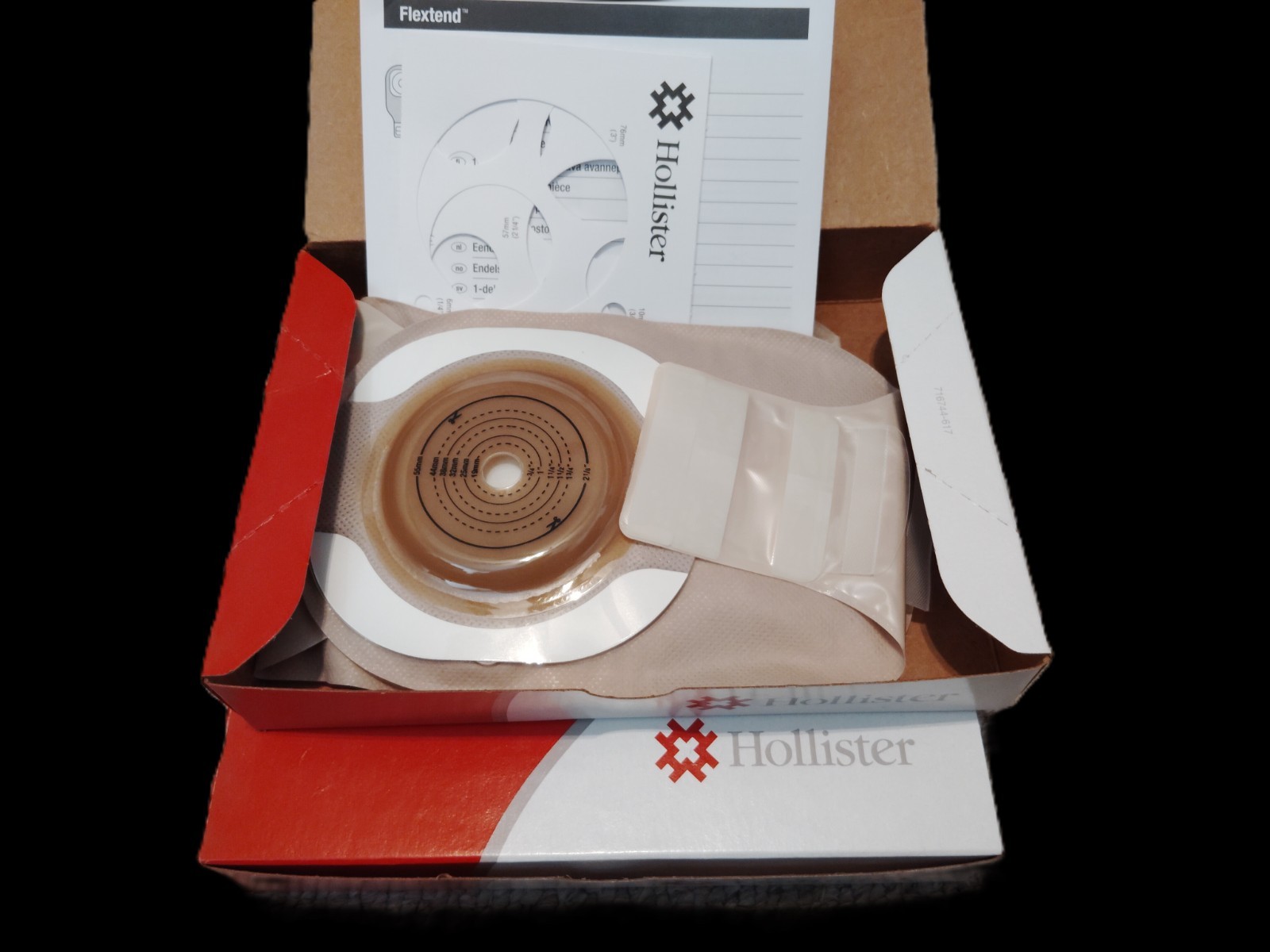 2 BOXES/10 HOLLISTER 85711 FLEXTEND OSTOMY POUCH 1 PC DRAINABLE 2-1/8″ EXP 2028