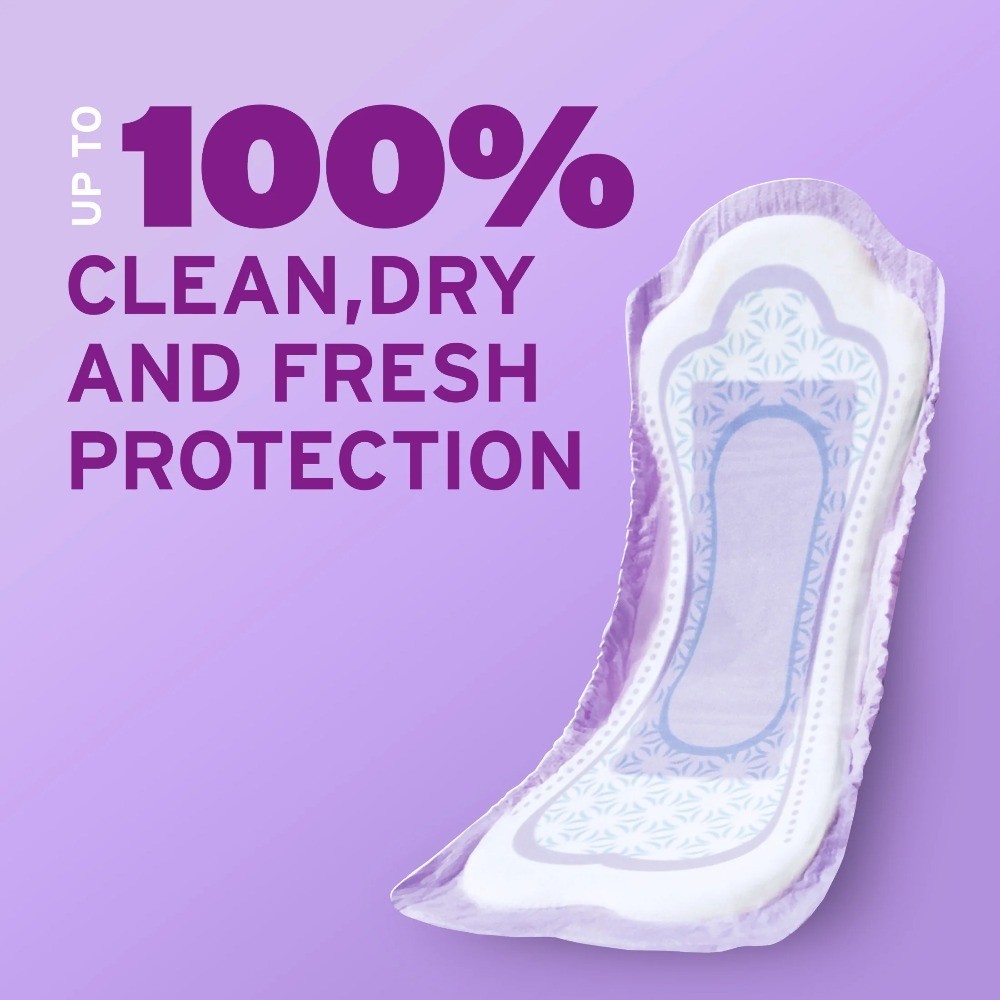 Incontinence Pads for Women Maximum Absorbency Long Length 84 Count 5 Drop