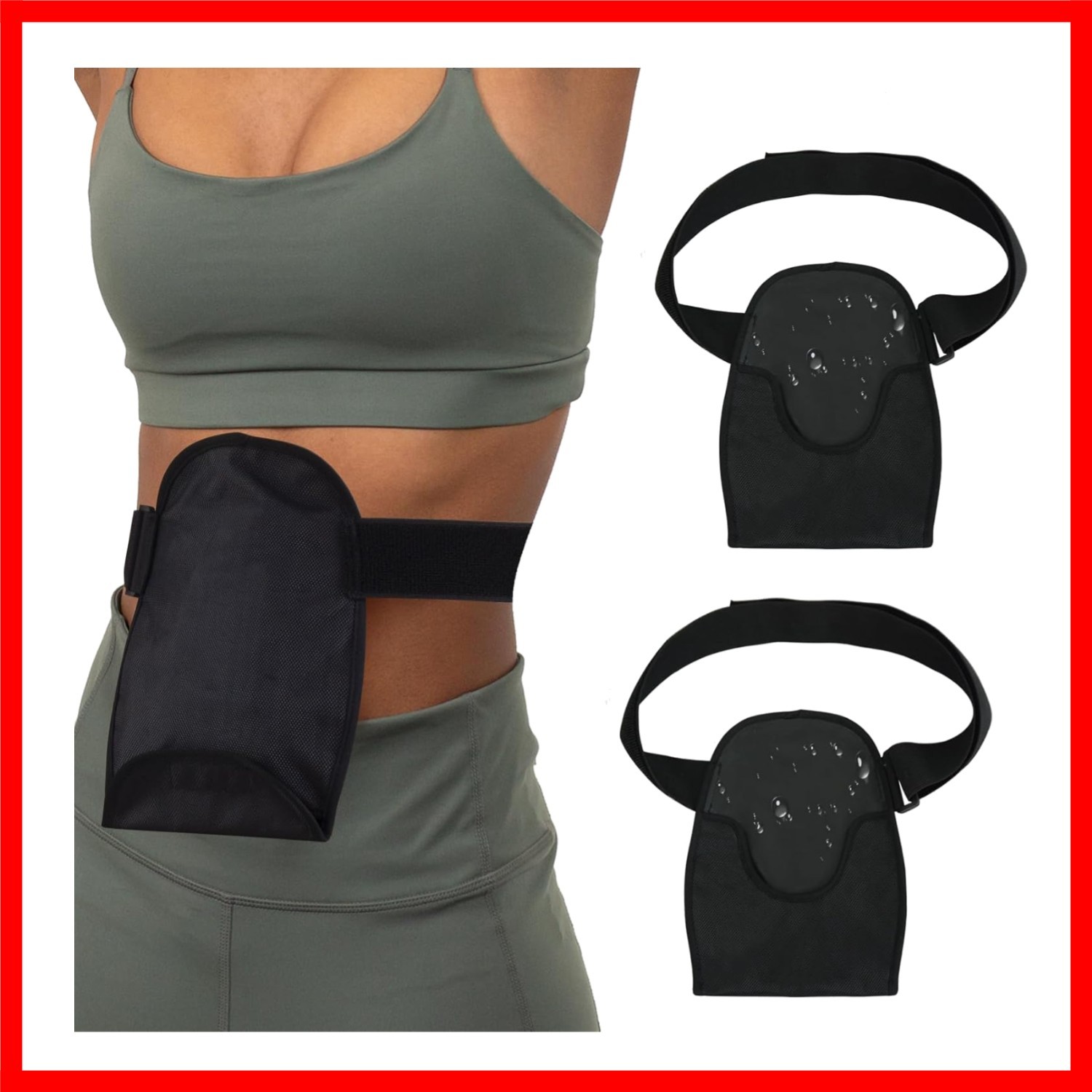Waterproof Ostomy Bag Covers Adjustable Universal Stoma Pouch Cover for ileos…