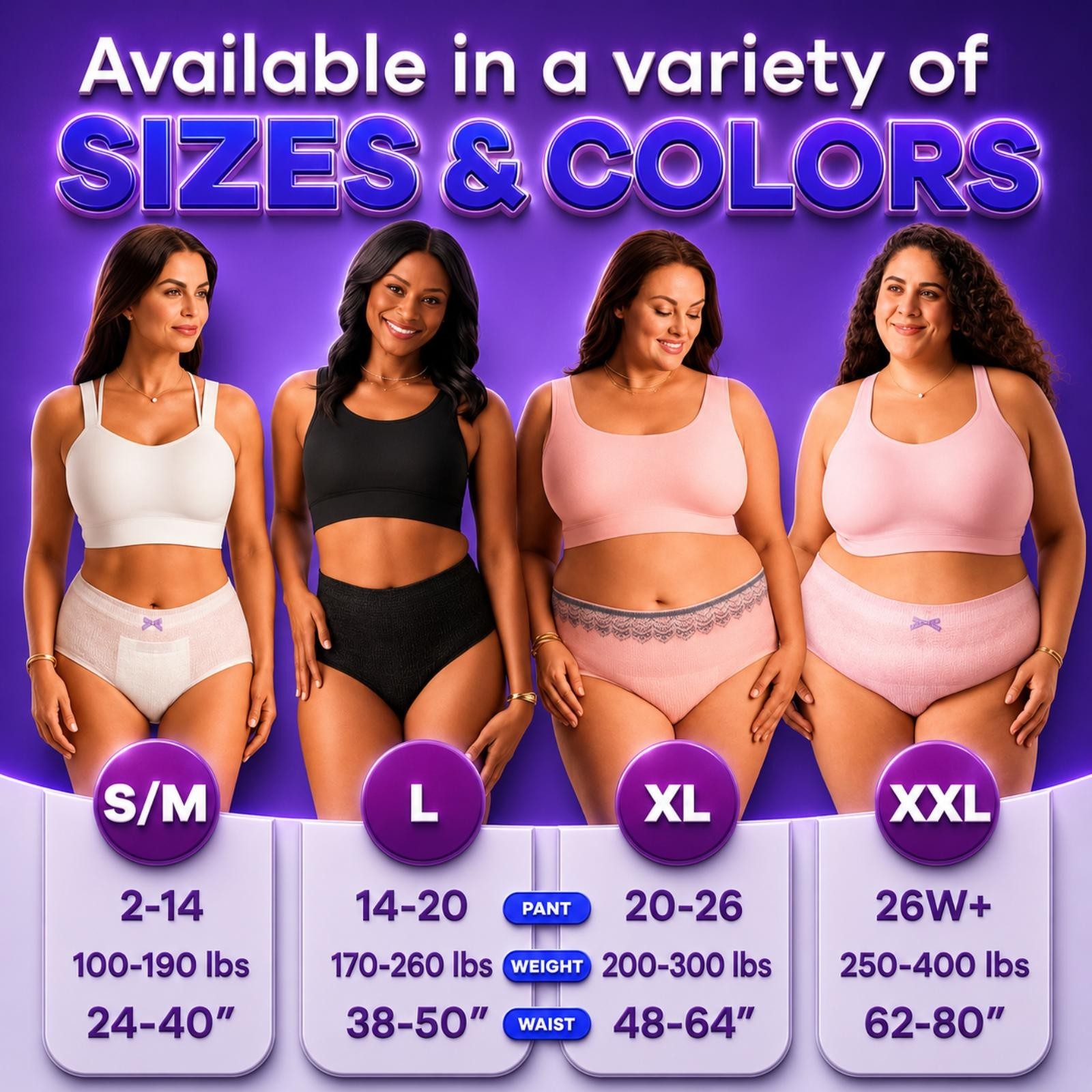 Always Discreet XXL Women’s Incontinence Underwear Bladder Leak Protection