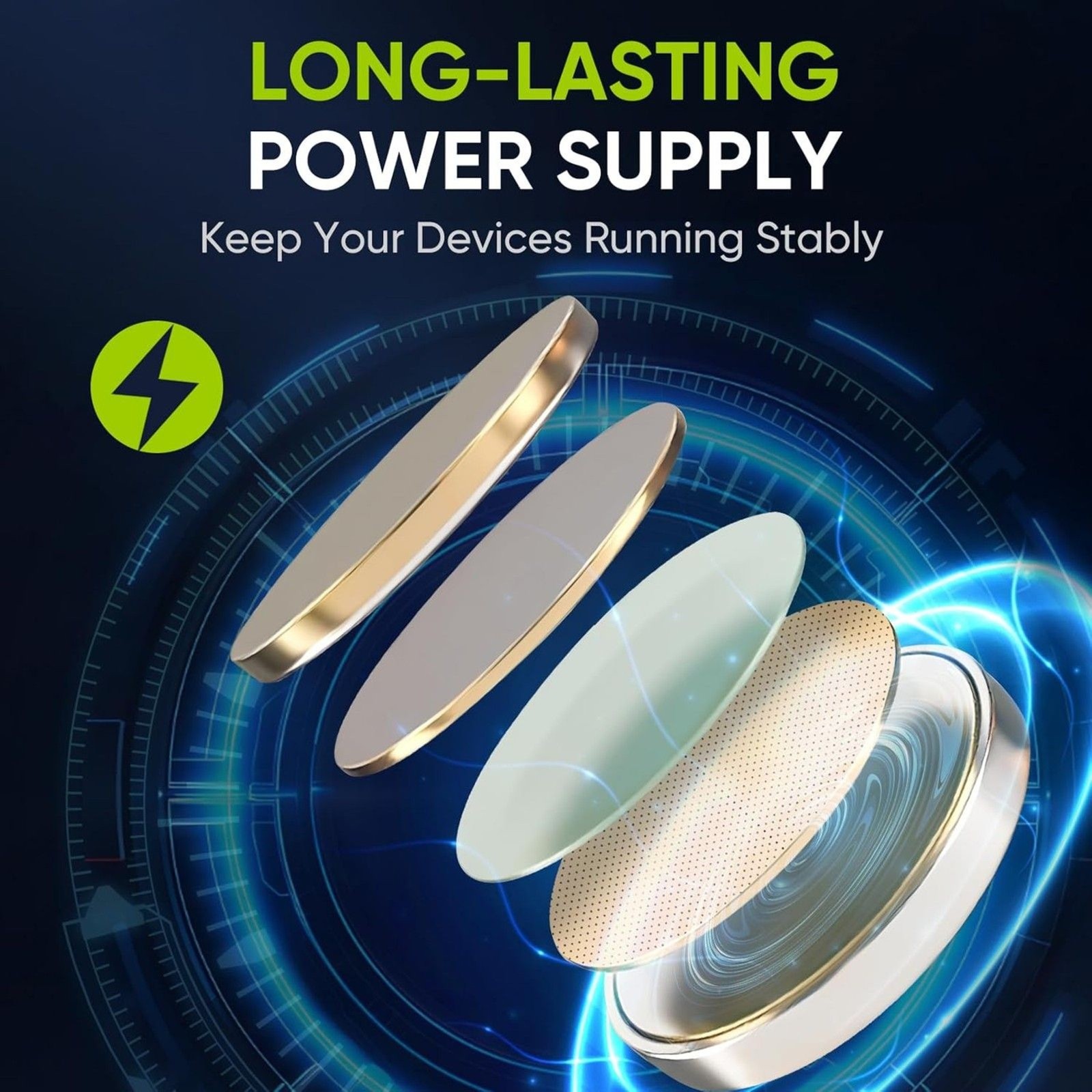 A10 PR536 Hearing Aid Batteries Zinc-Air 1.45V Long Lasting 90 Pack