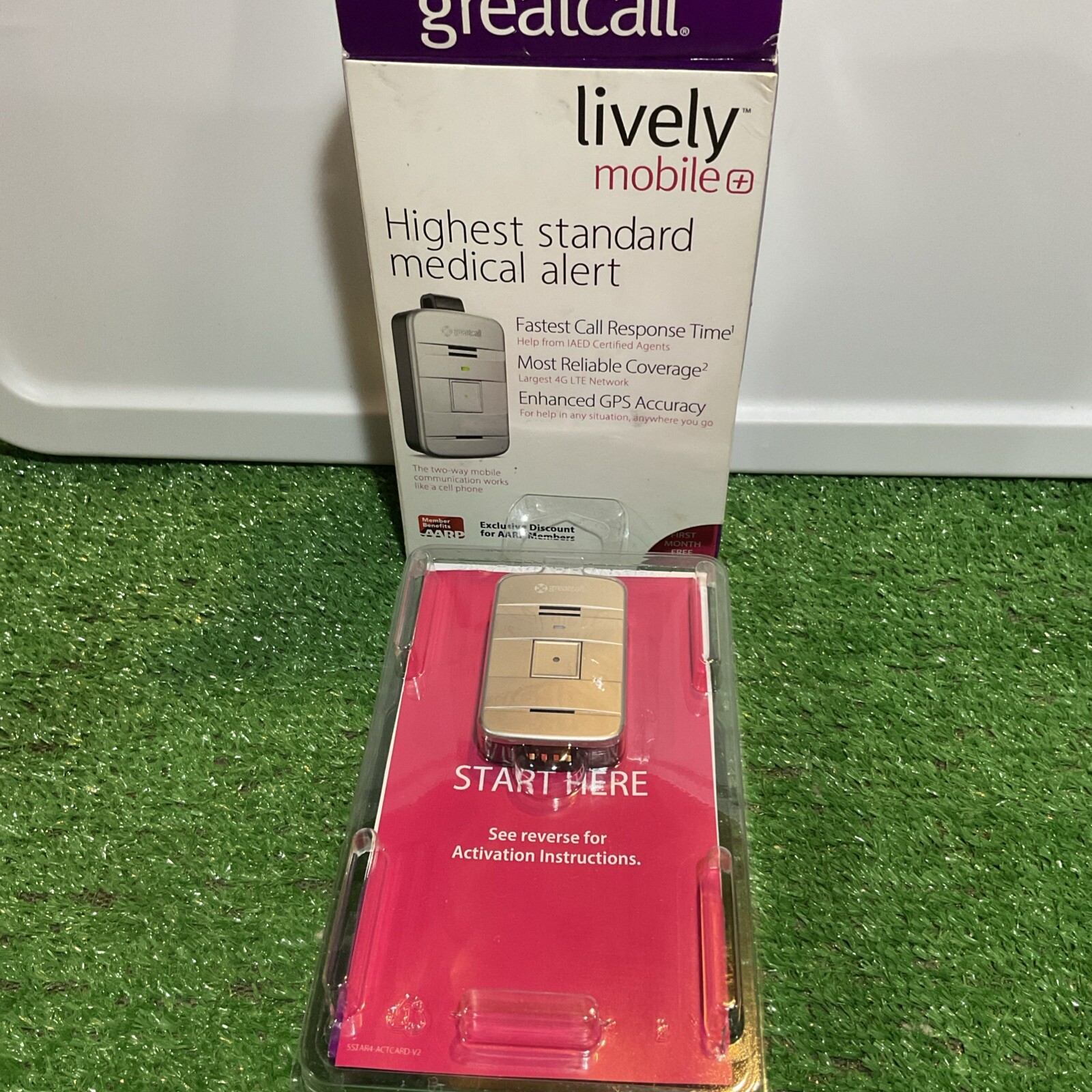 Lively Mobile GREAT-CALL Medical Alert Device W GPS SUBSCRIPTION REQUIRED NOB