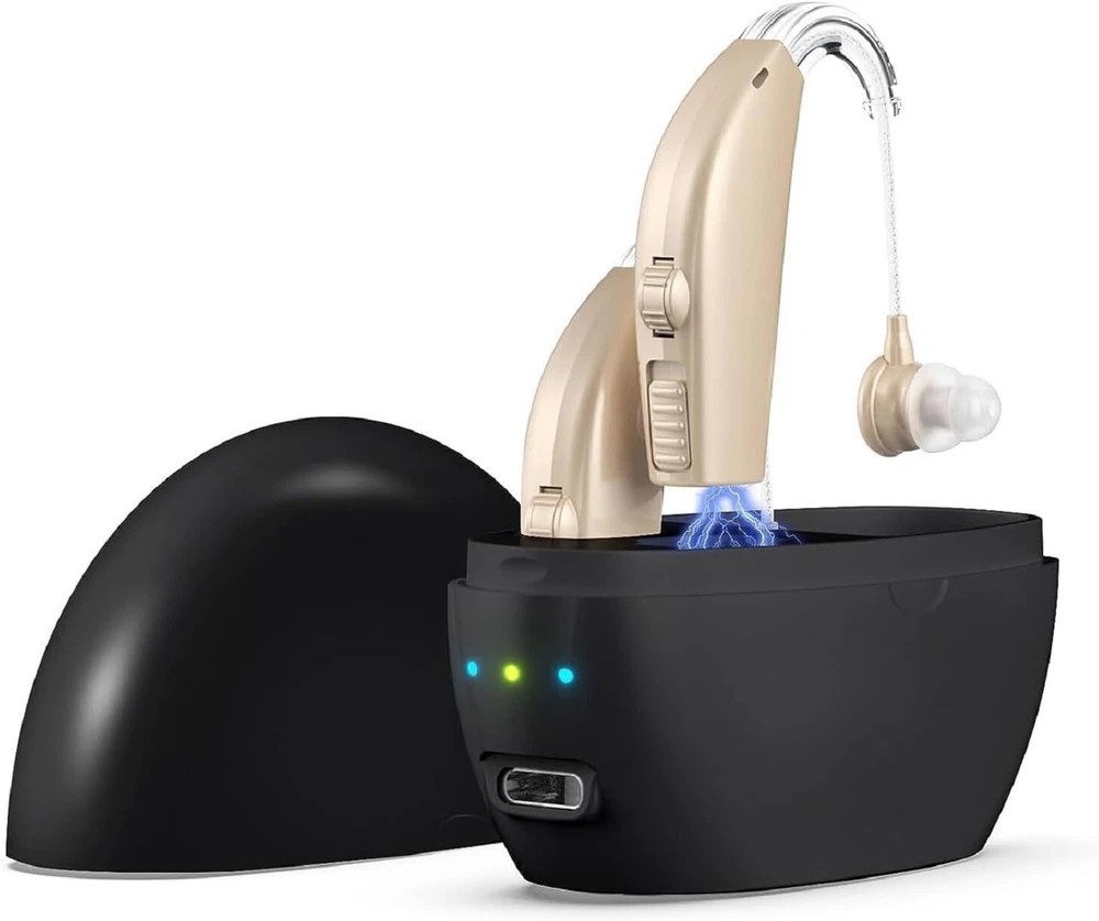 Audifono Amplificador Sonido Aparato Auditivo Para Personas Sordas Baja Audicion