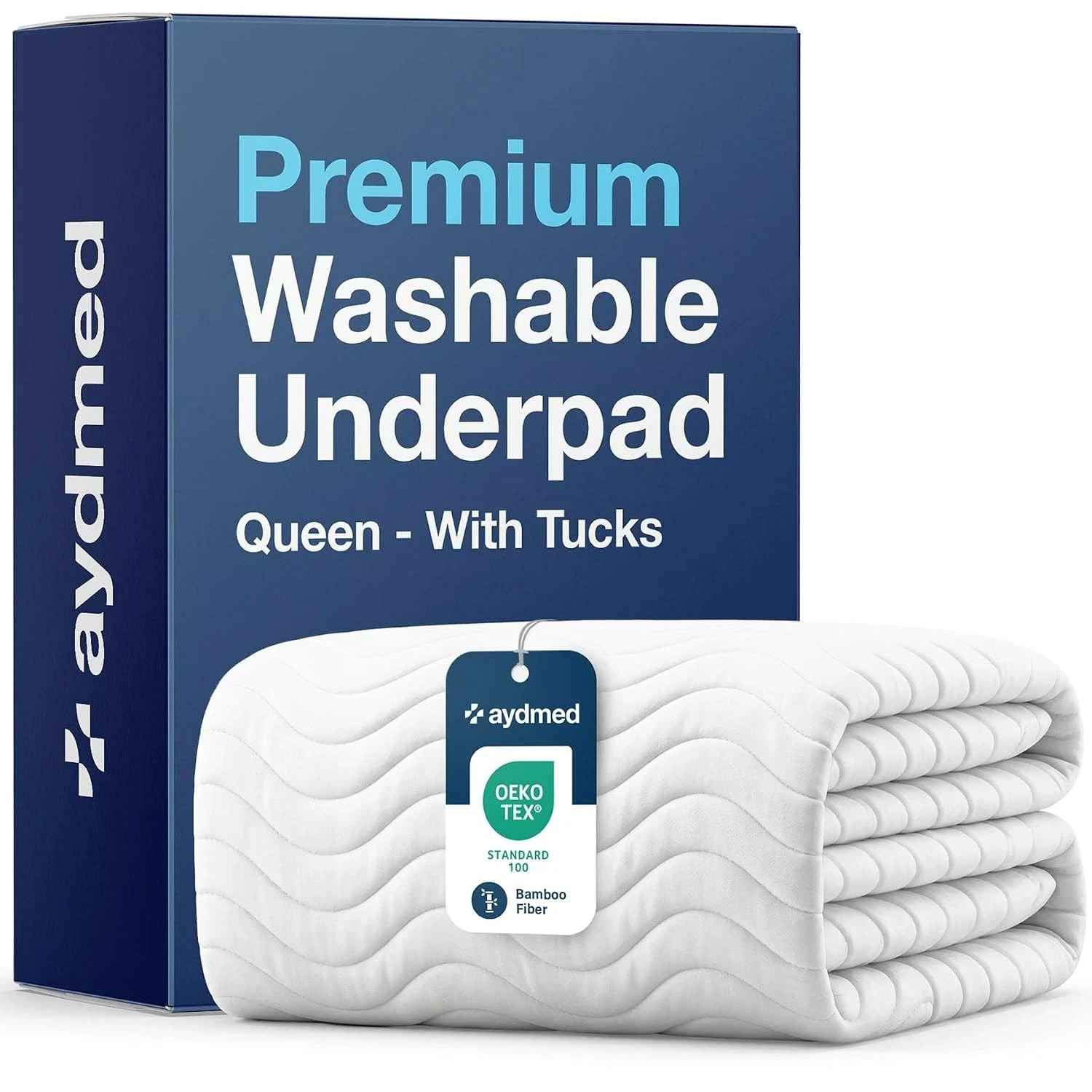 Washable Incontinence Bed Pad Waterproof Reusable Mattress Protector