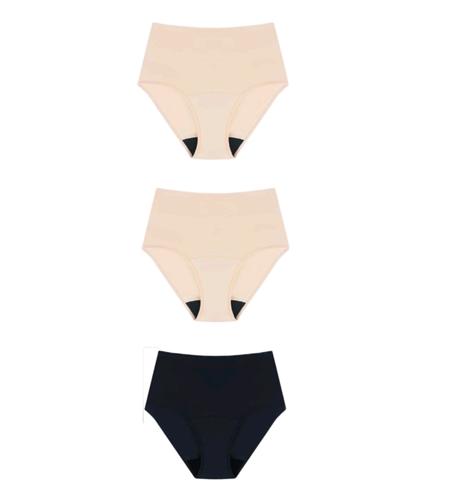 AIRCUTE Sz M Pack of 3 Women’s Washable Absorbency Urine Incontinence Underwear