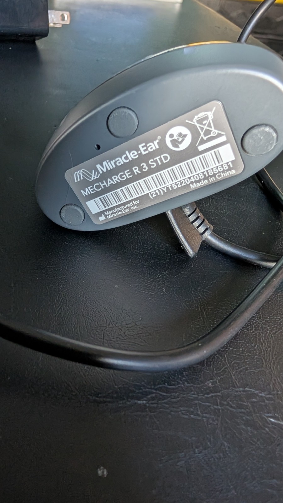Miracle-Ear MeCharge R 3 STD Hearing Aid Desktop Charger- Charger Station