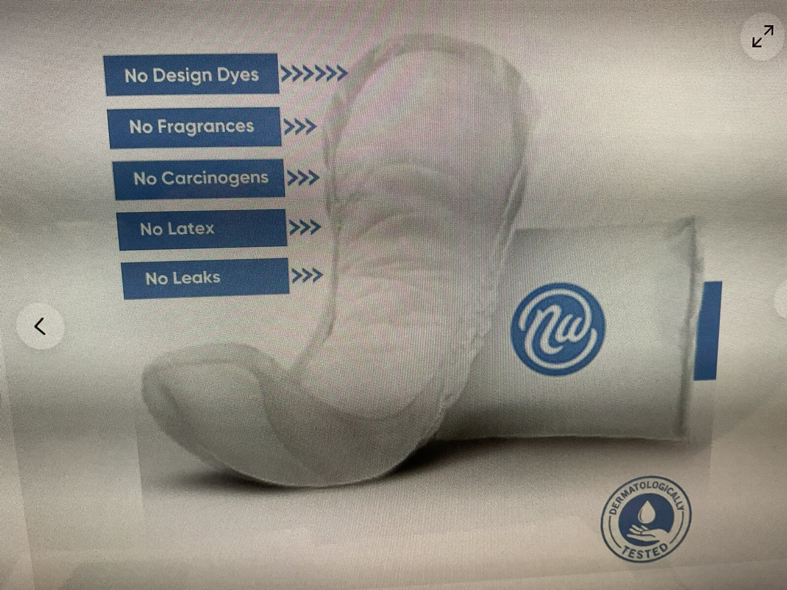 Nexwear Incontinent Pad 13-3/4 Inch Length Long Length 90 Ct Max Bladder Control