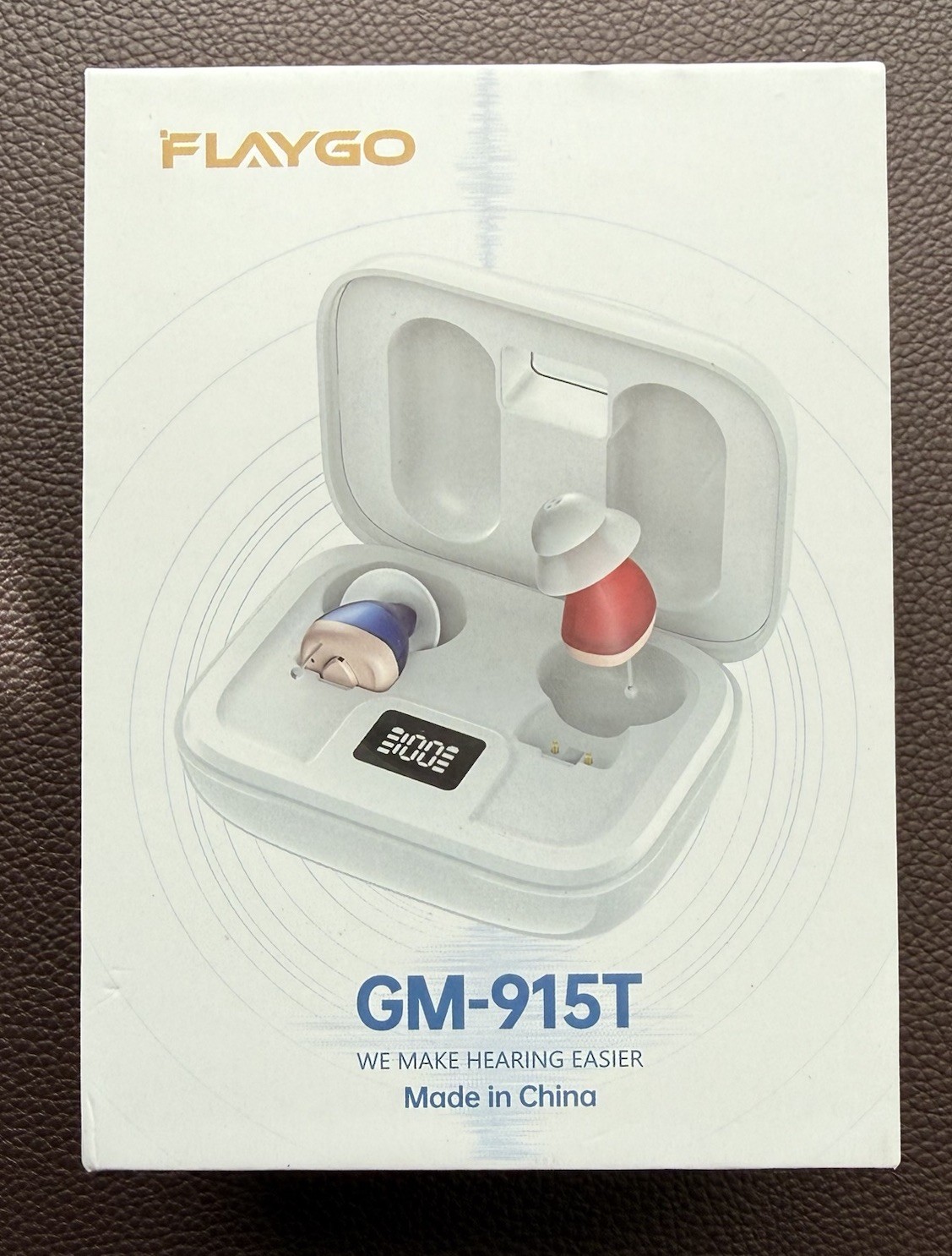 FlayGo Rechargeable Hearing Aids GM – 915T Noise Cancellation Invisible Design