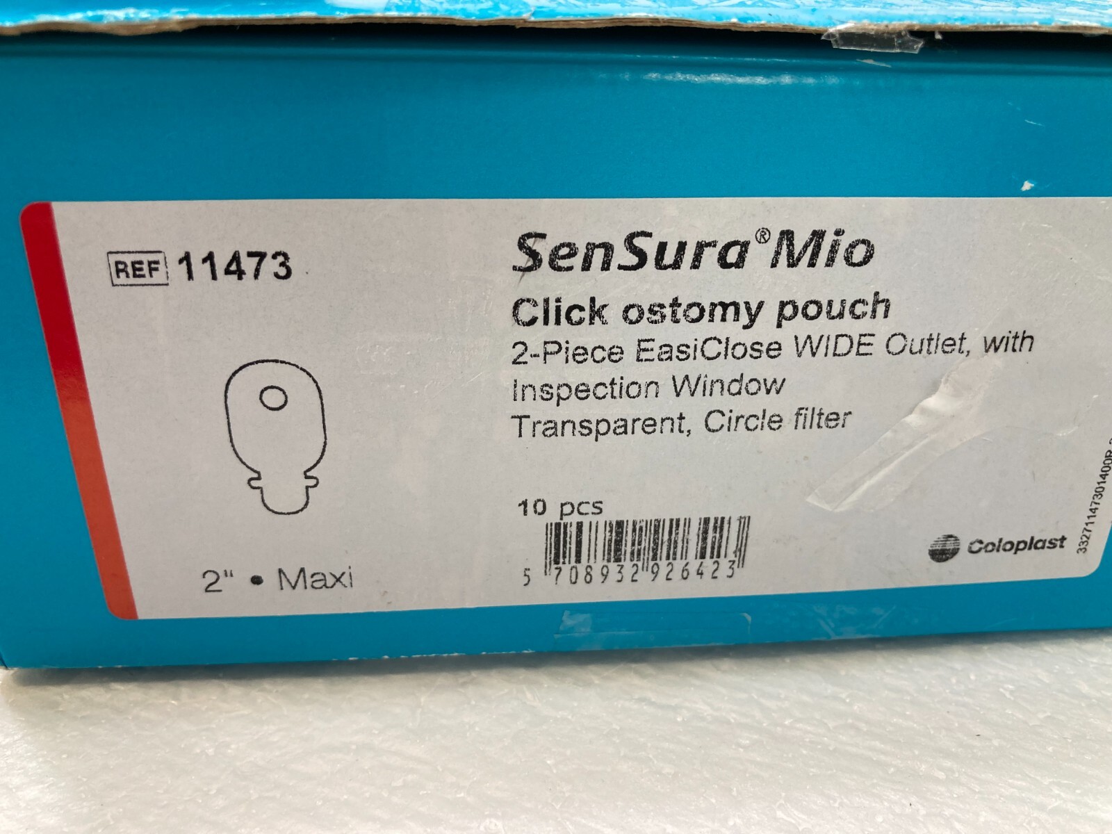 SenSura Mio Click Two-Piece System Box Of 10 By Coloplast