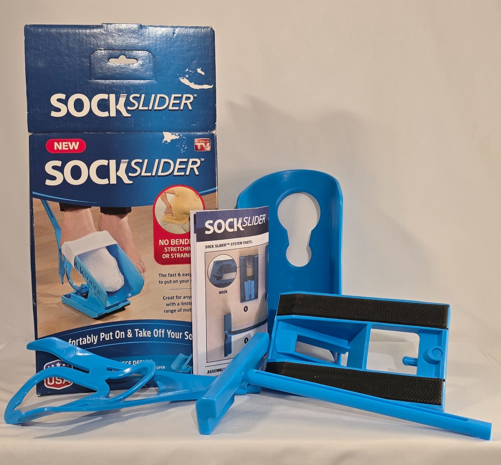2017 Sock Slider-Put On & Take Off Shoes & Socks Comfortably-2 Piece Design