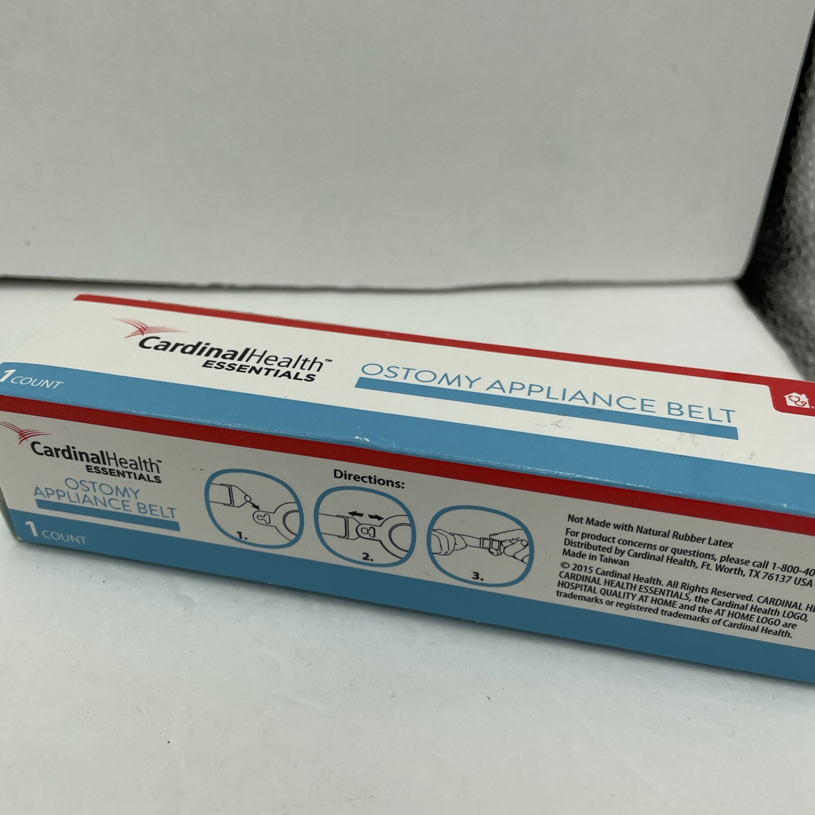 1 Cardinal Ostomy Belt ZR8300 for Hollister Pouches, Size Medium, 26″ – 43″