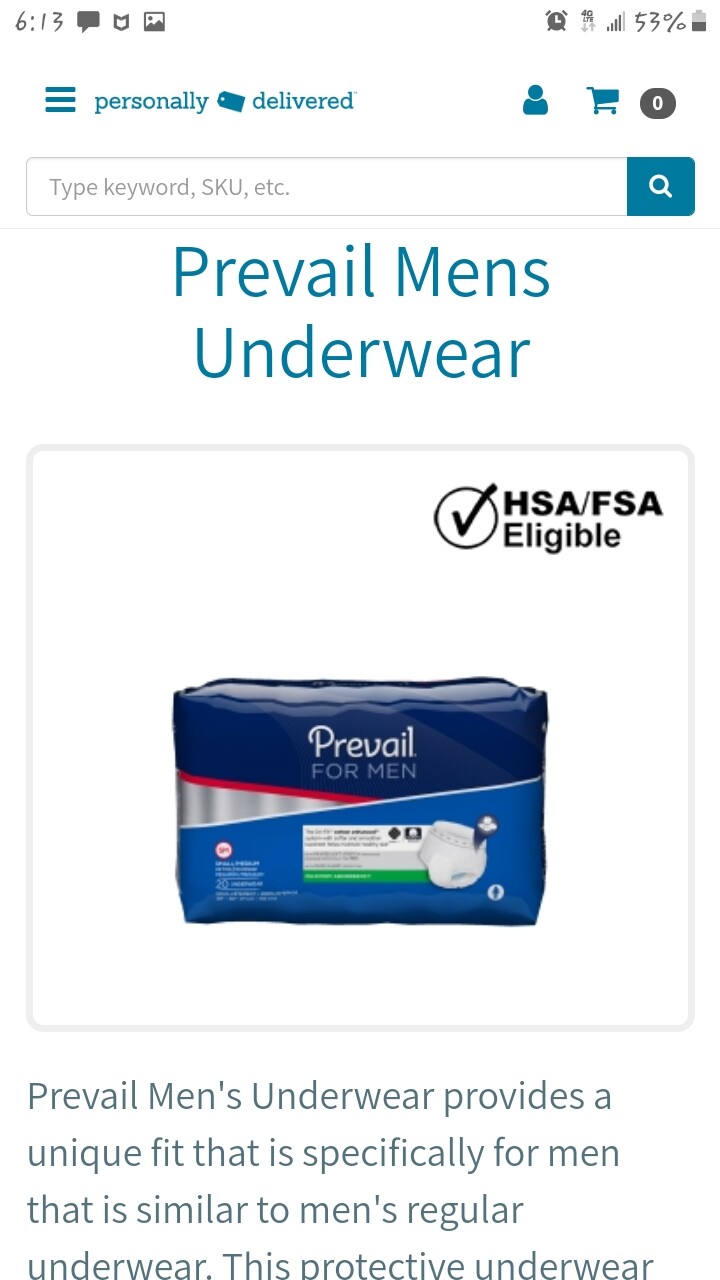 PREVAIL MEN’S UNDERWEAR- Can buy 1 or in bulk!