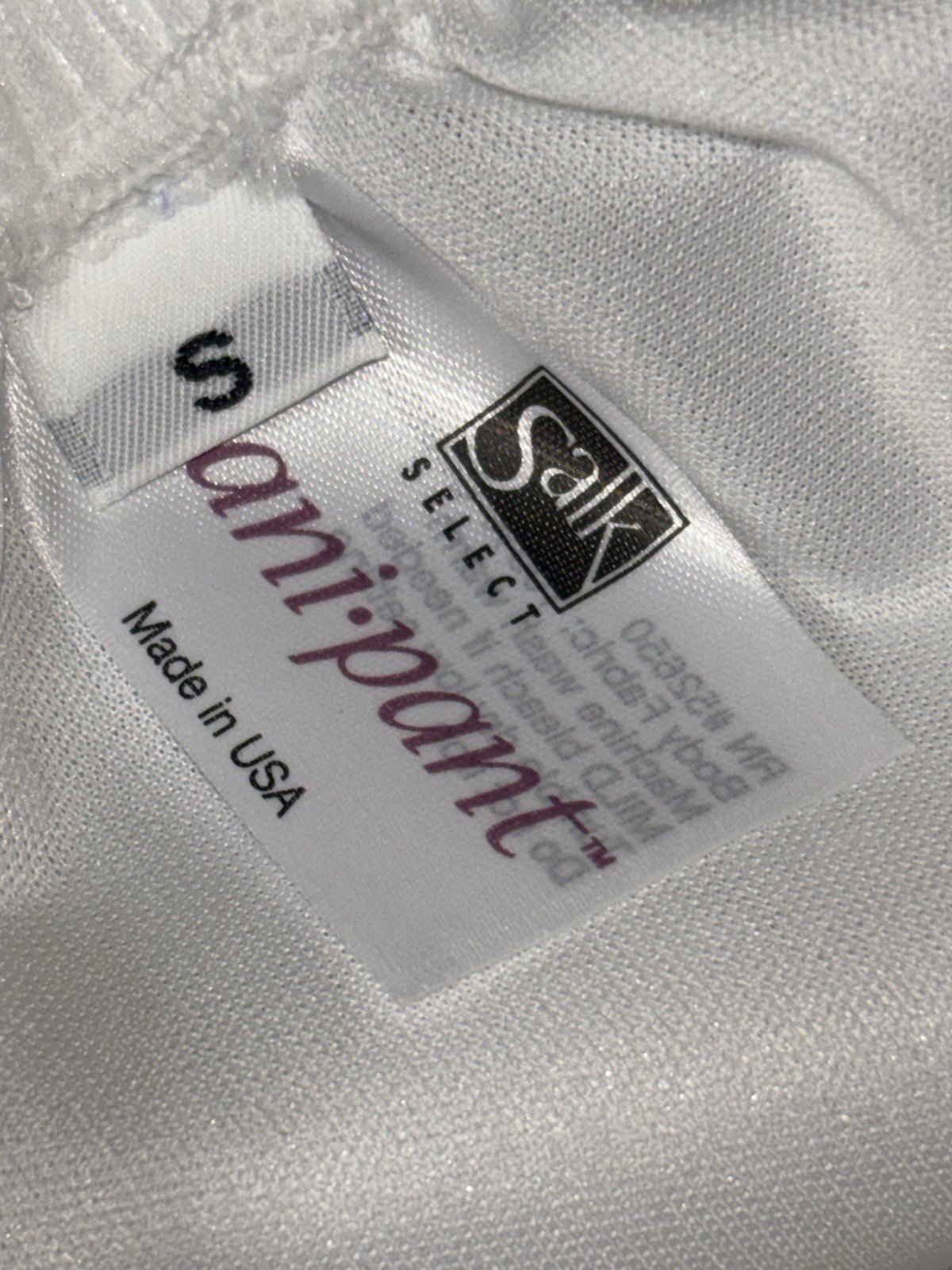 Salk Select Sani-Pant Small Waist 22” To 28” OOP NEW Incontinence Brief Cover