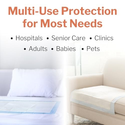 McKesson Ultra Underpads 23×36 60 Count Heavy Absorbency Bed Pads