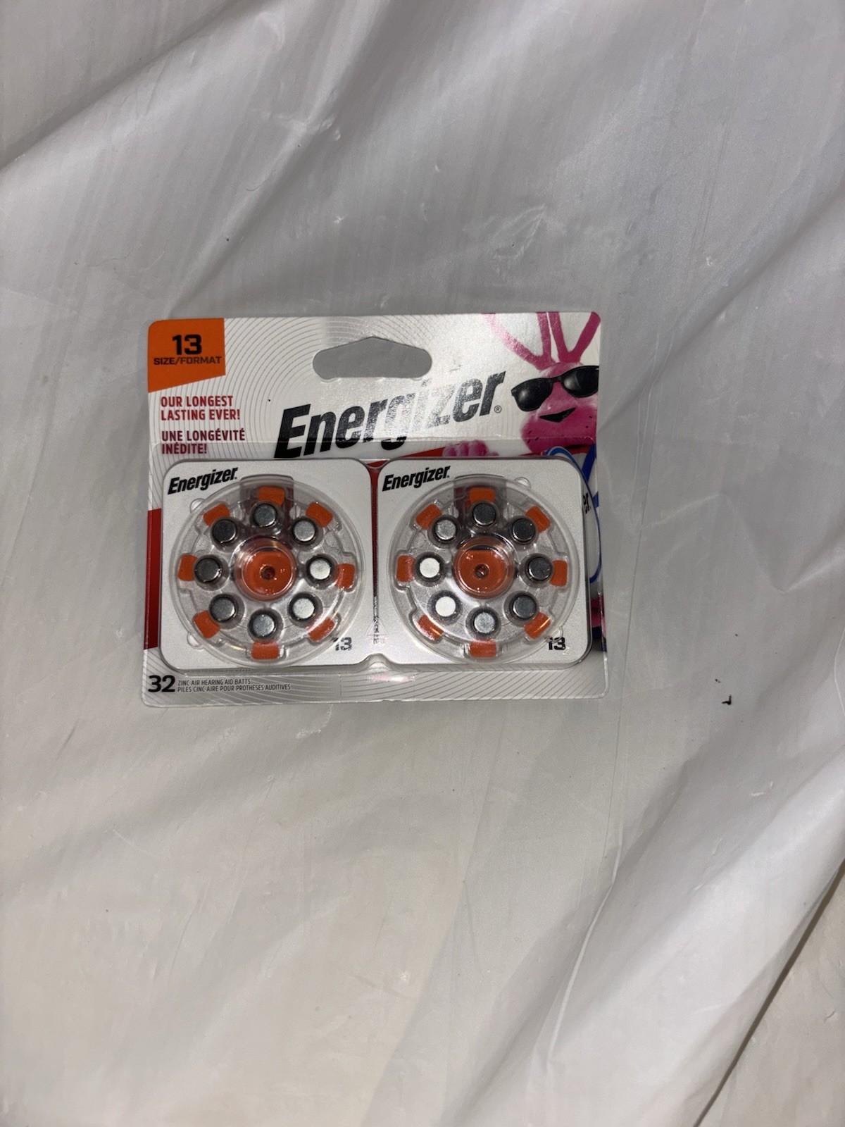 Energizer Size 13 Hearing Aid Batteries. 32 Pack, Best by 08/2027