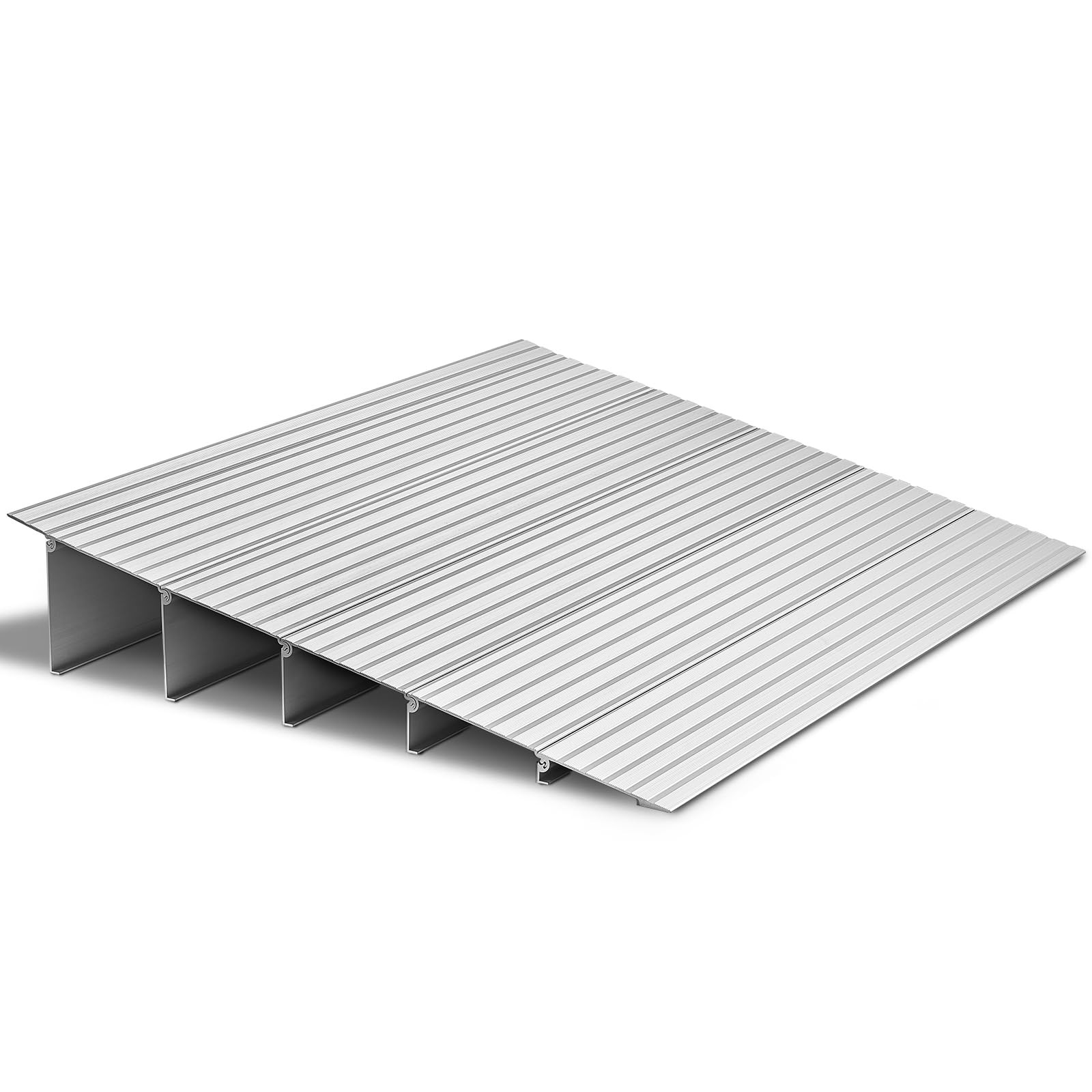 Vevor Door Threshold Ramp 5 Inch Rise Aluminum Alloy Threshold Ramp Rated 800