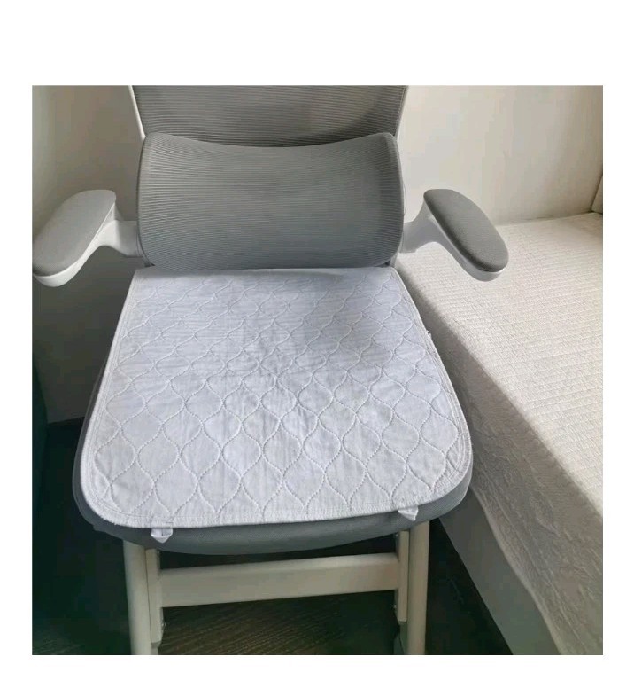 3 Pack Cotton Top Quilted Chair Pad Washable Waterproof Extra Absorbent Reusa…
