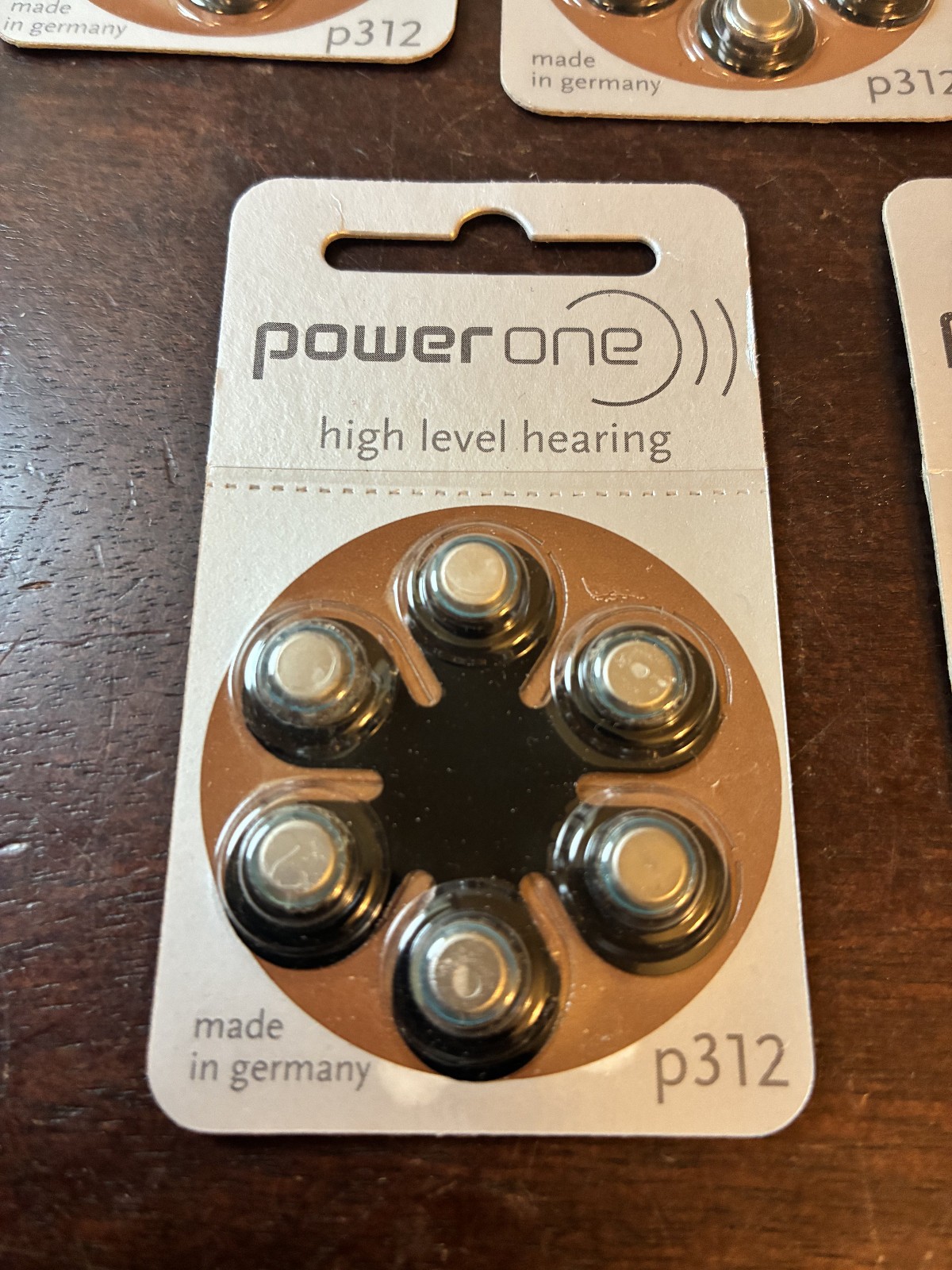 Power One P312 Hearing Aid Battery Lot of 66, New, Exp 2017, 18, 19