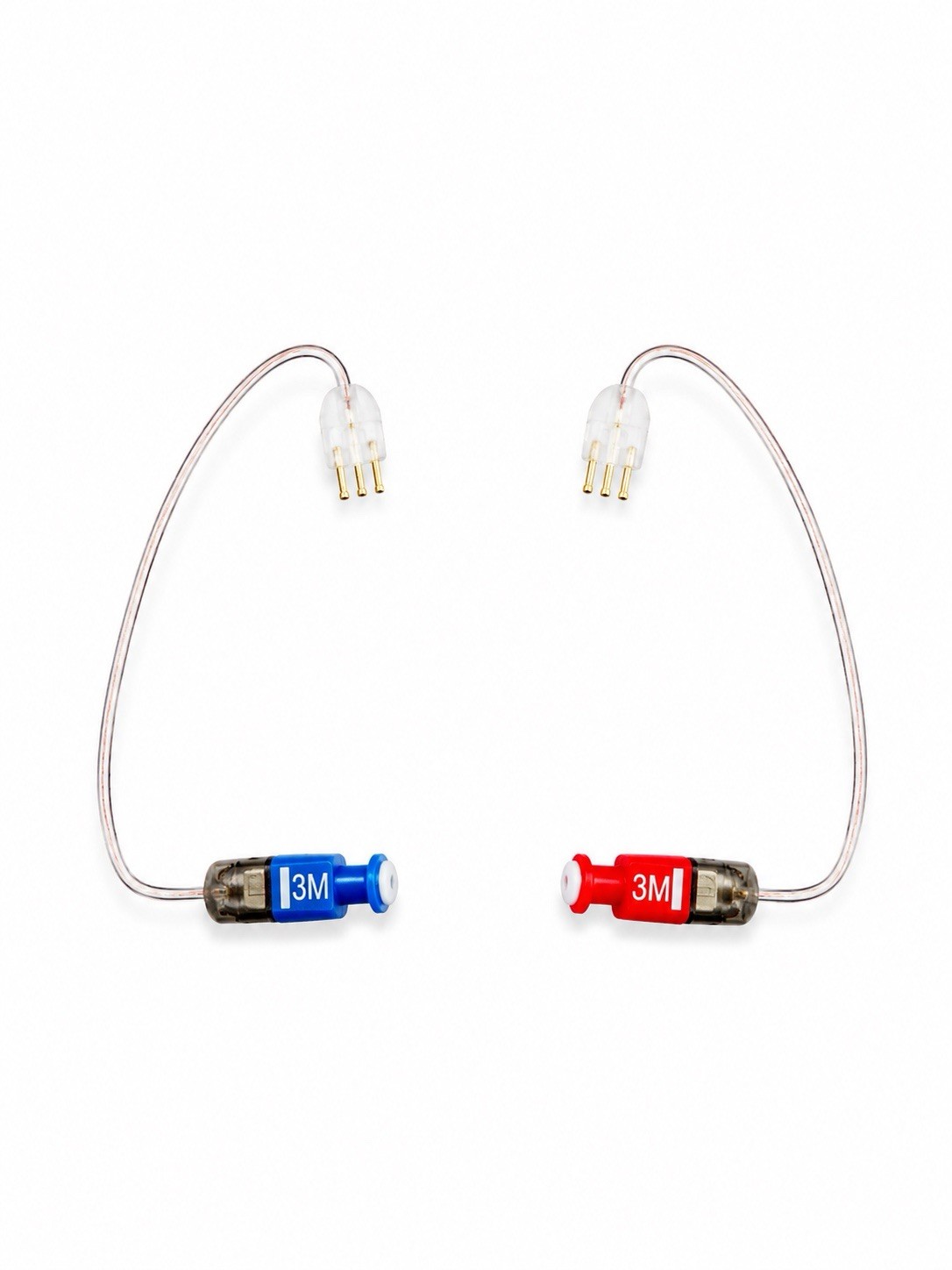 3M RIC Hearing Aid Pair for Both Ears, Receivers in Canal – Blue & Red