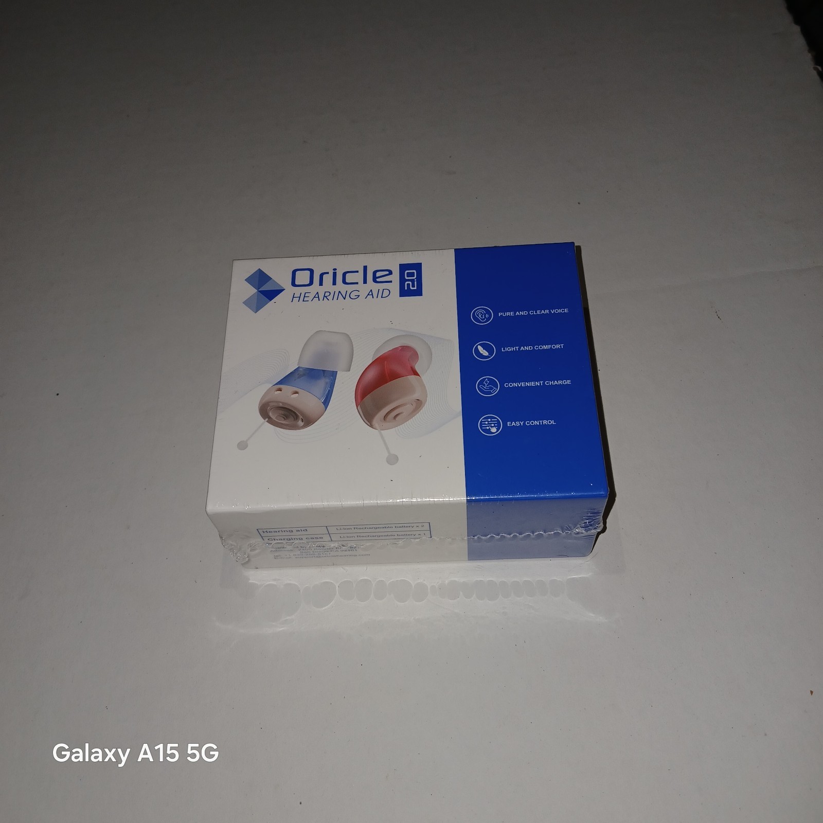 Oricle Hearing Aids 2.0 – New Li-ion Rechargeable Brand New In box