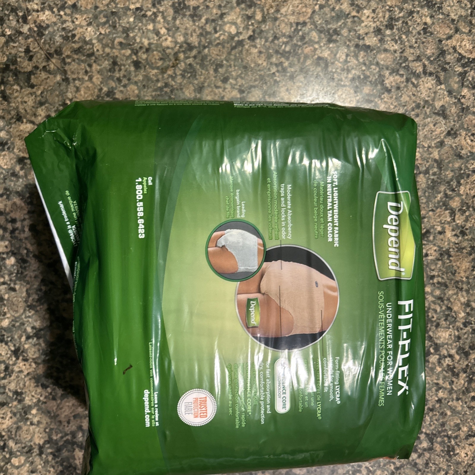 Depend Fit-Flex Underwear For Women Maximum 17CT Moderate Absorbency The Moyenne