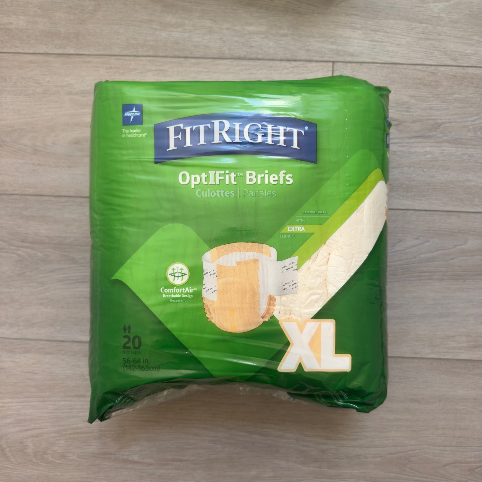 FitRight OptiFit Ultra Adult Diapers, Briefs XL