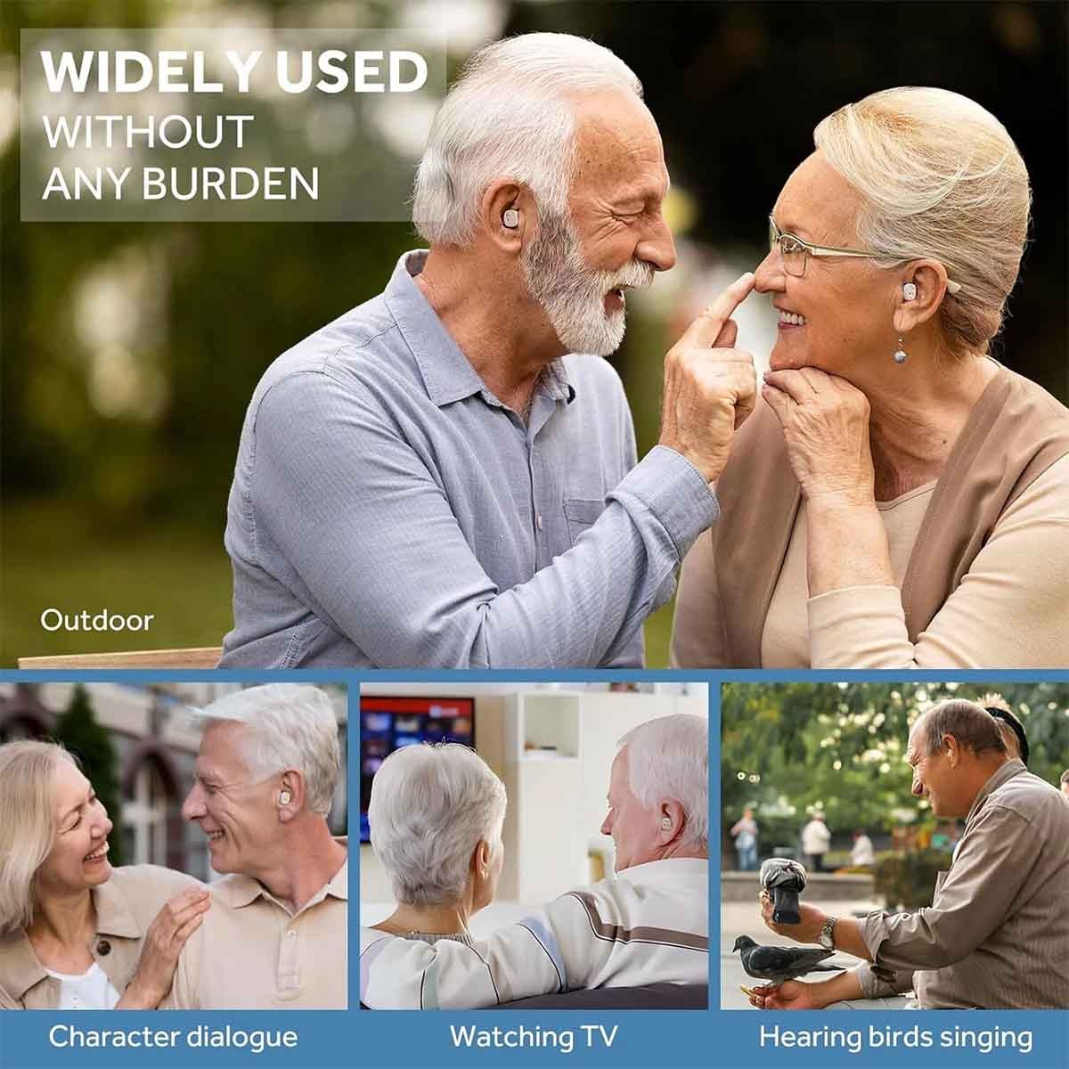 Rechargeable Hearing Aid Sound Ear Device Hearing Amplifier Sound Amplifier US