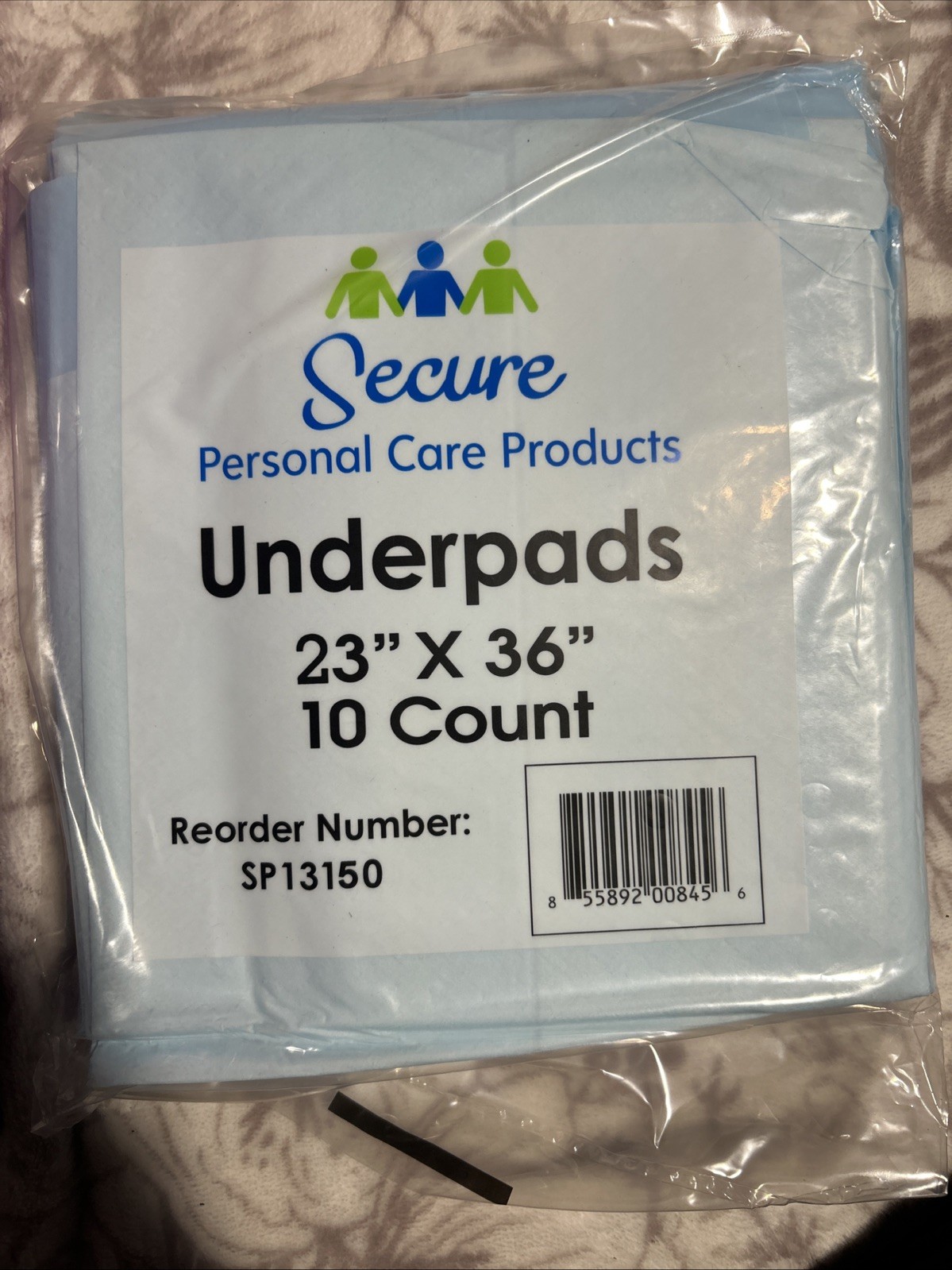 NEW Secure Underpads 23″x36″ 10 Count Incontinence, Puppy Pads