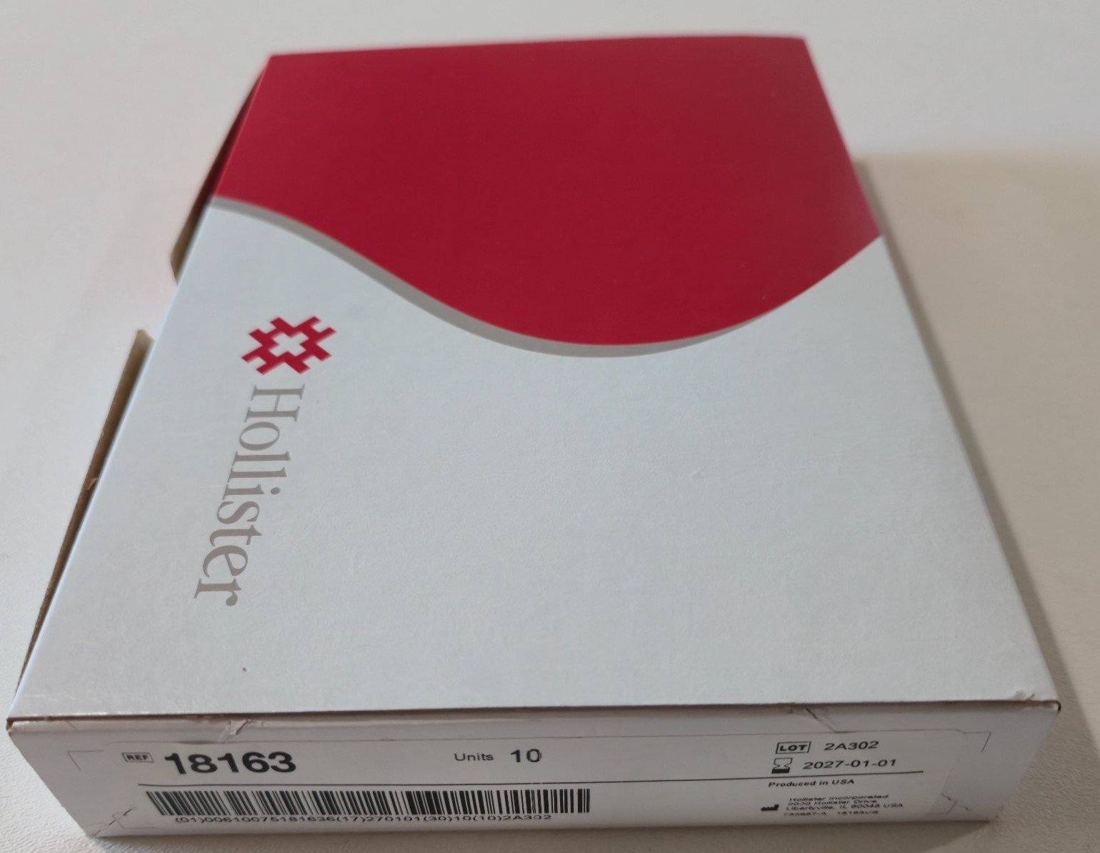 Hollister 18163 Drainable 2pc System Ostomy Pouch 2.25″ Flange 10 CT Exp 2027