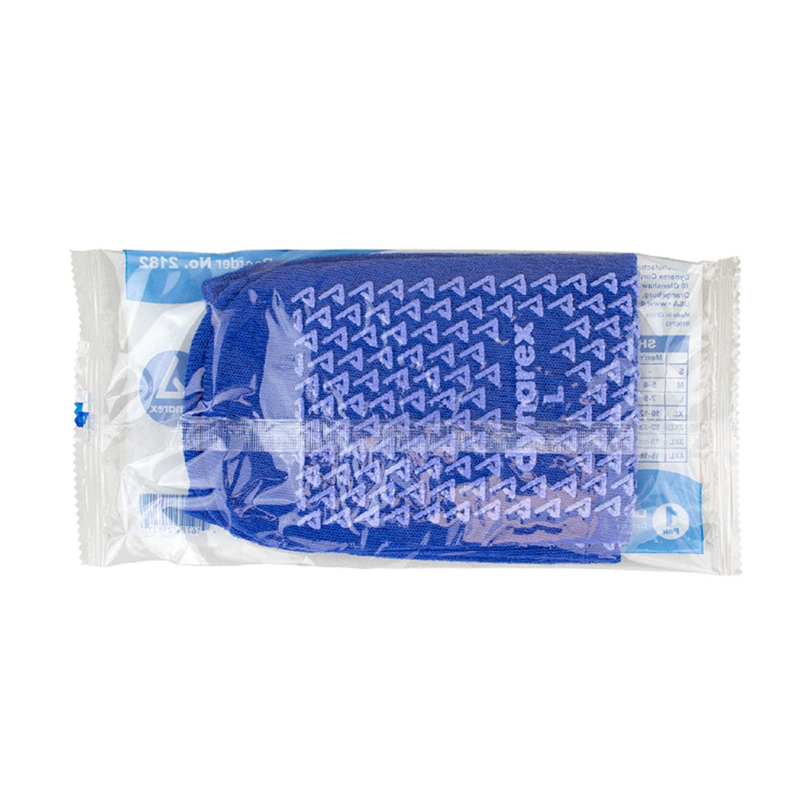 Dynarex Unisex Slipper Socks Male Size 7 to 9 / Female Size 8 to 10 Blue 2 Each