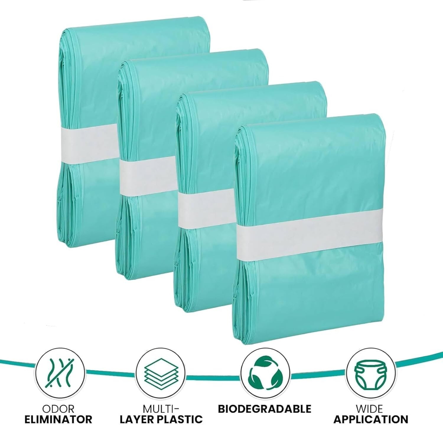 6 Pack Adult Diaper Liner Refills, Compatible with Janibell Akord 280 Slim Model