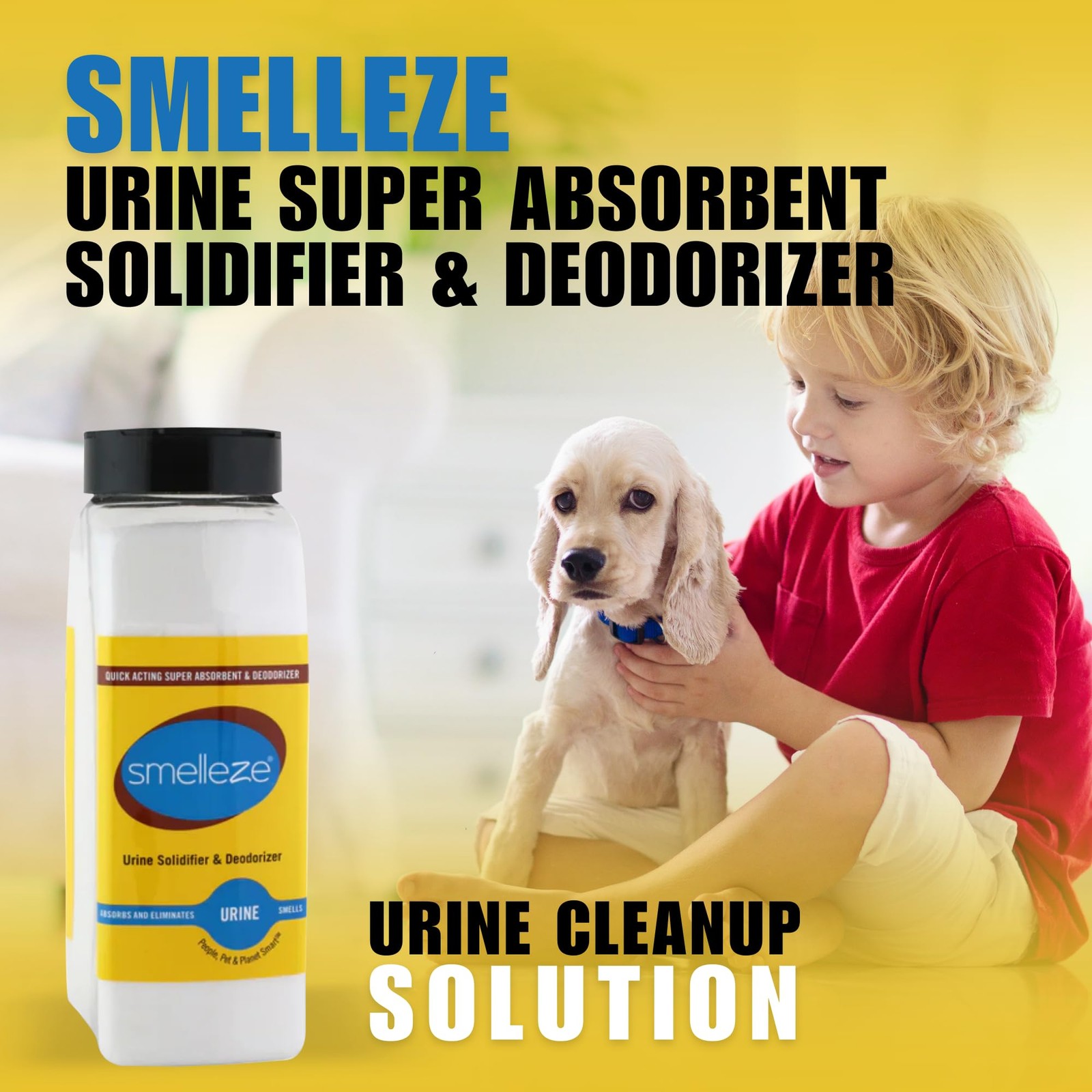 Urine Super Absorbent, Solidifier & Deodorizer: 2 lb. Powder Rapidly Solidifies