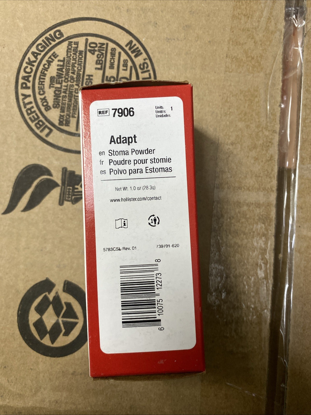 Hollister Adapt 7906 Ostomy Wound Stoma Powder 1 oz