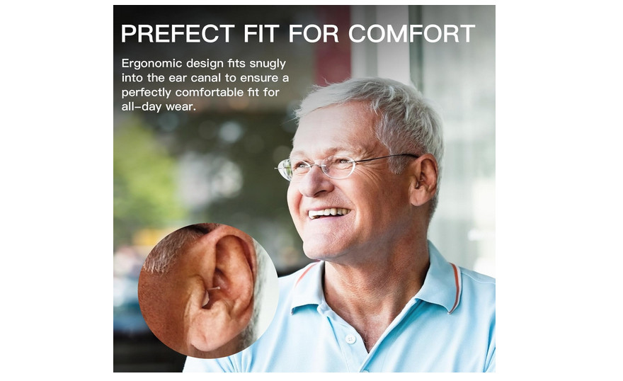 Tomore Rechargeable Hearing Aids -Noise Cancellation, Comfort Fit, Superi Sound!