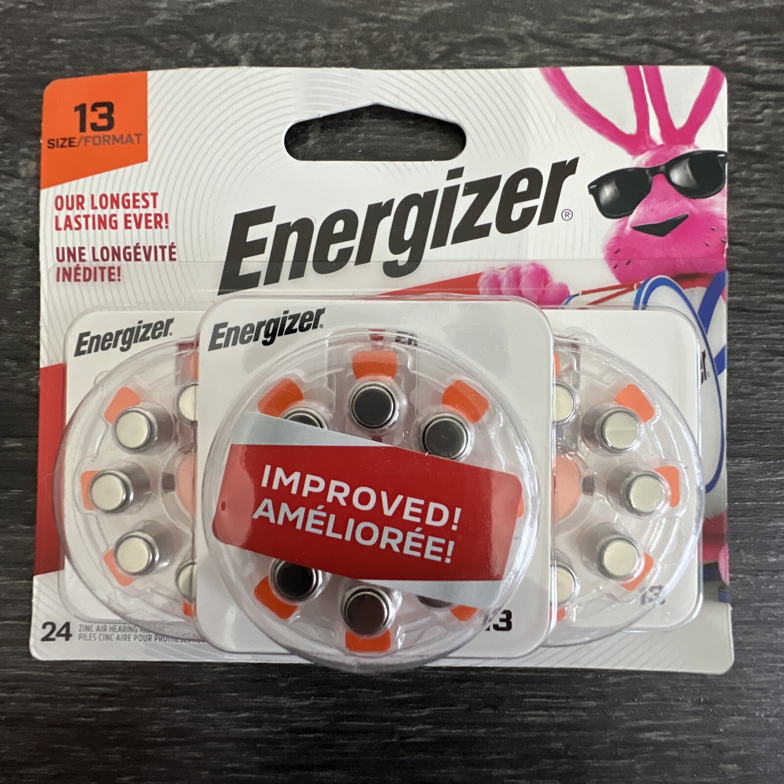 Energizer Zinc Air Hearing Aid Batteries Size13 AZ13DP-24 Exp 11/2024 Or Later