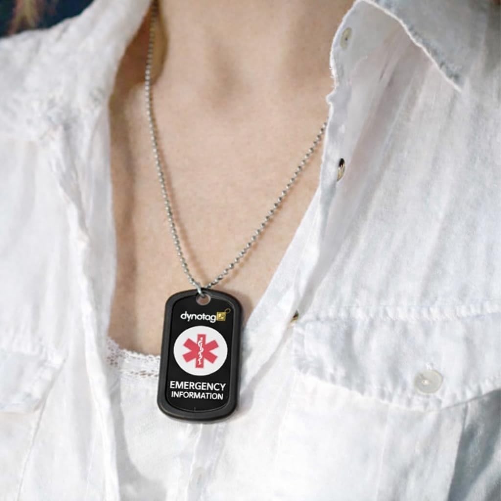 SuperAlert Medical Alert Pendant for Men & Women | Smart Medical ID with Deta…
