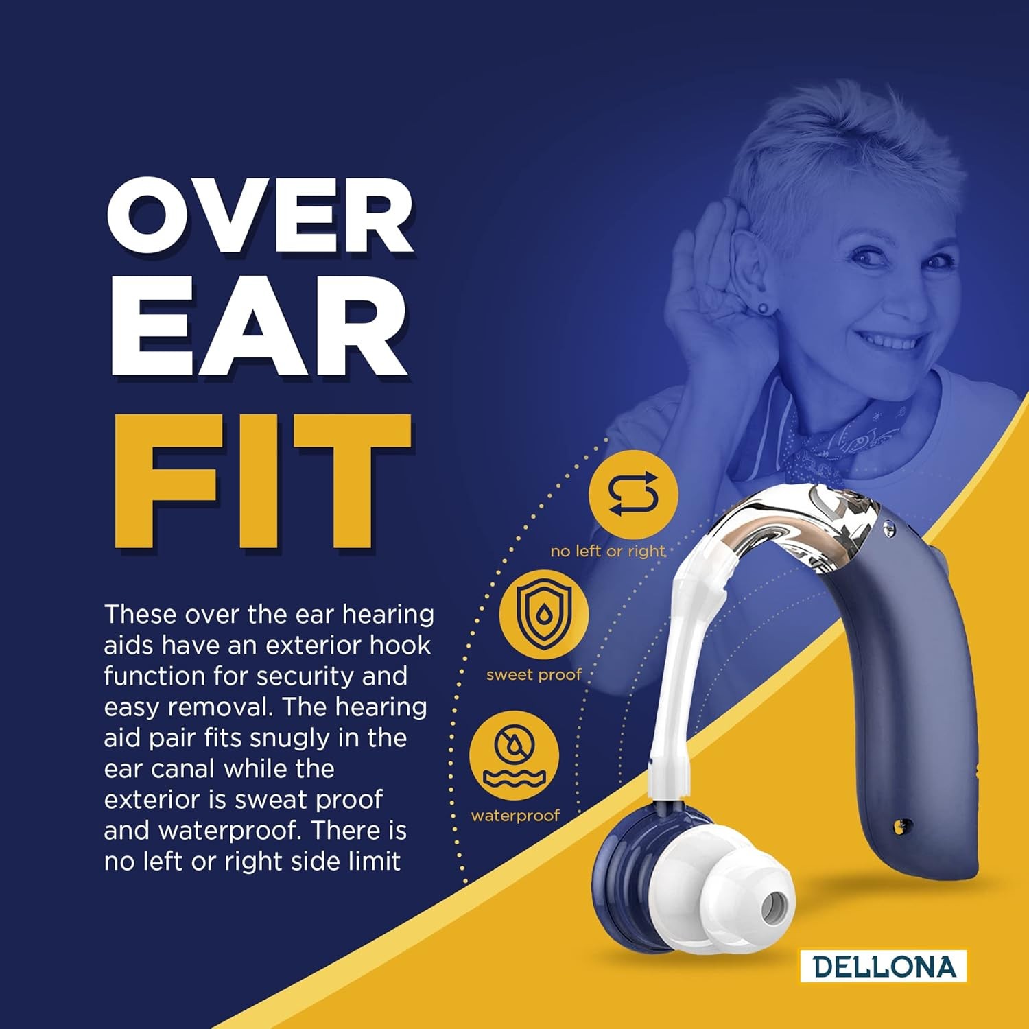 High-Performance Hearing Aids for Seniors, OTC Rechargeable Hearing Aid for Peop