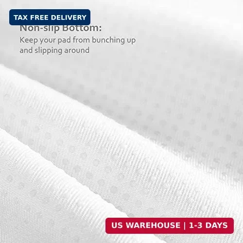 Hospital Bed Pads 34” x 76”, Non-Slip Washable Pee Pads and Mattress Protector