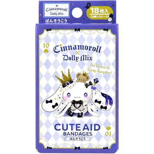 General Medical Device First-Aid Bandages Cinnamoroll DollyMix 18 Bandages 6
