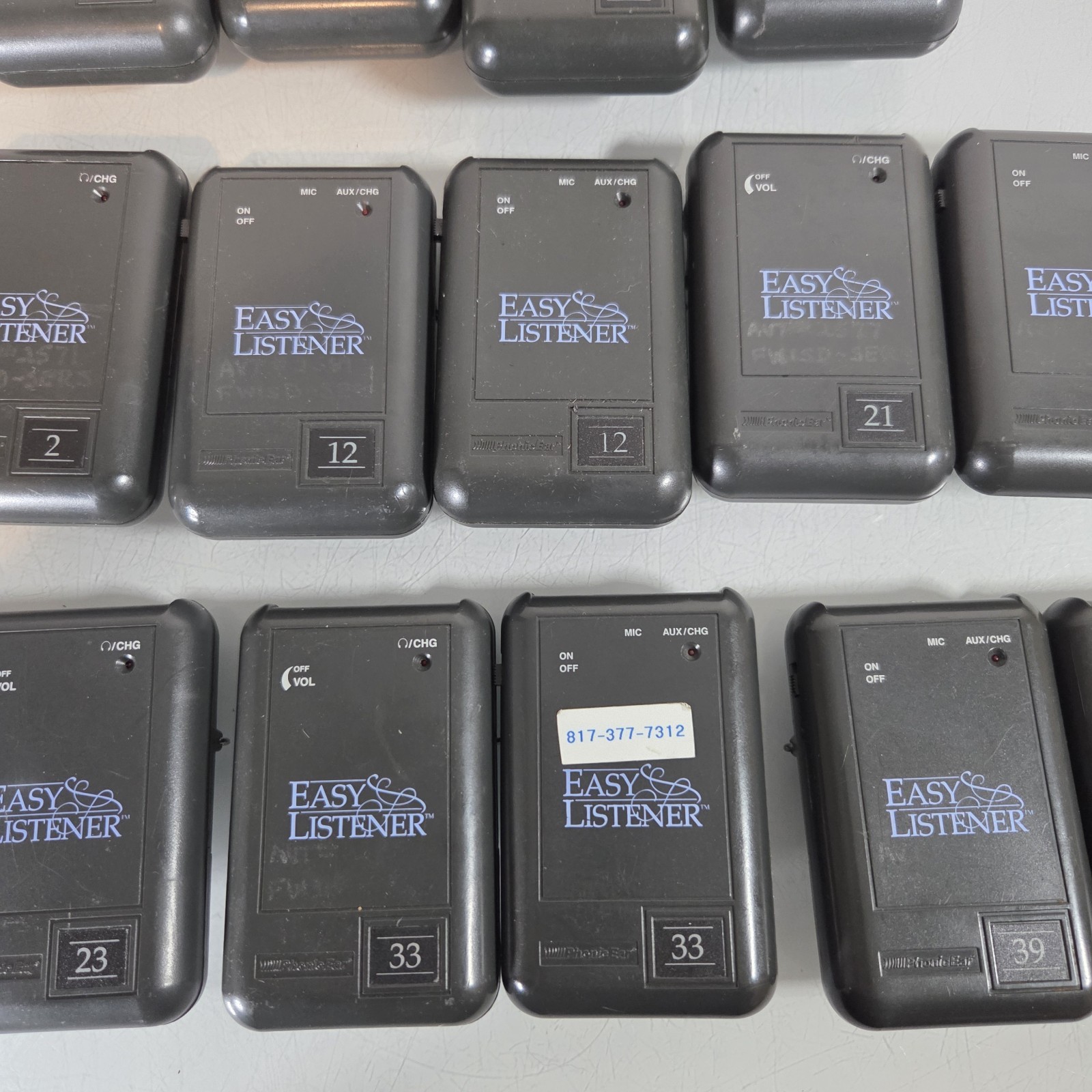 Lot 20 Phonic Ear Easy Listener PE 300R/300T FM Transmitter Receiver – UNTESTED