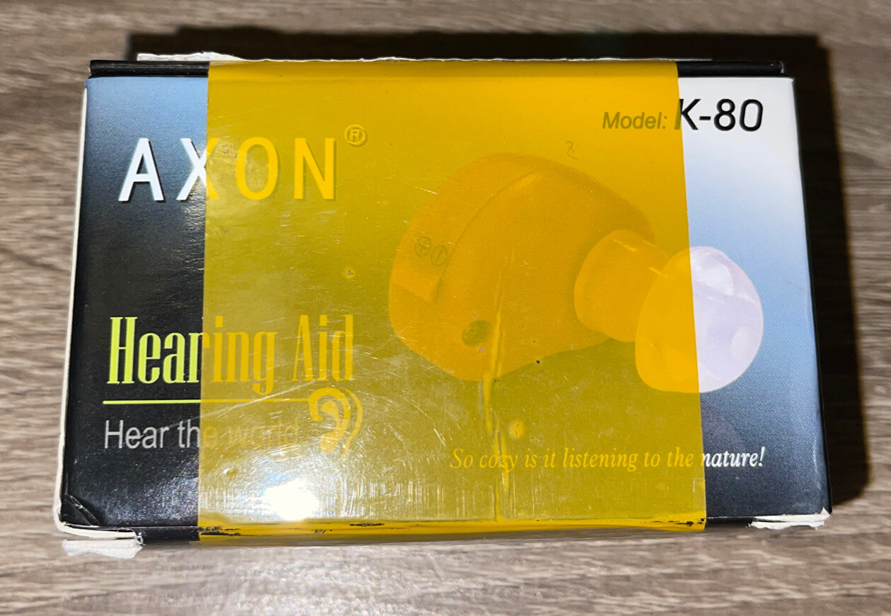 K-80 Adjustable Acousticon In Ear ITE Hearing Aids/Aid Audiphone Sound Amplifier