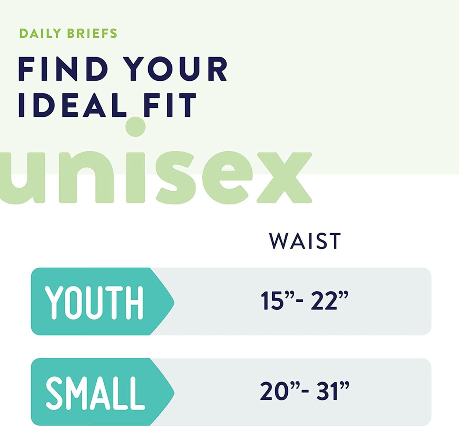 Incontinence Briefs, Unisex, Maximum Absorbency, Youth (15″ – 22″), 16