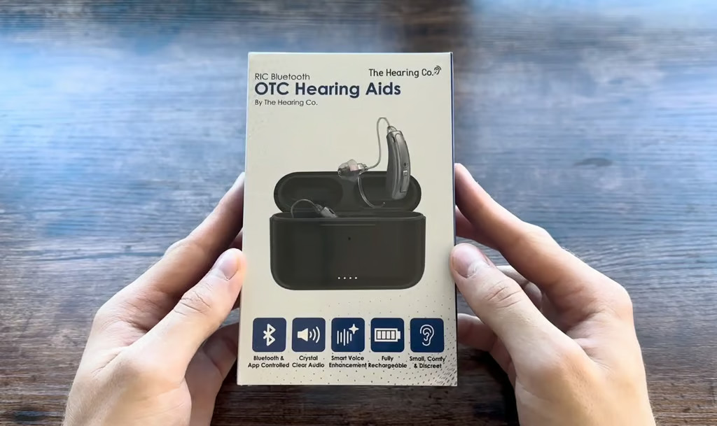 The Hearing Co. Rechargeable Bluetooth Hearing Aids Pair RIC Digital Severe Loss