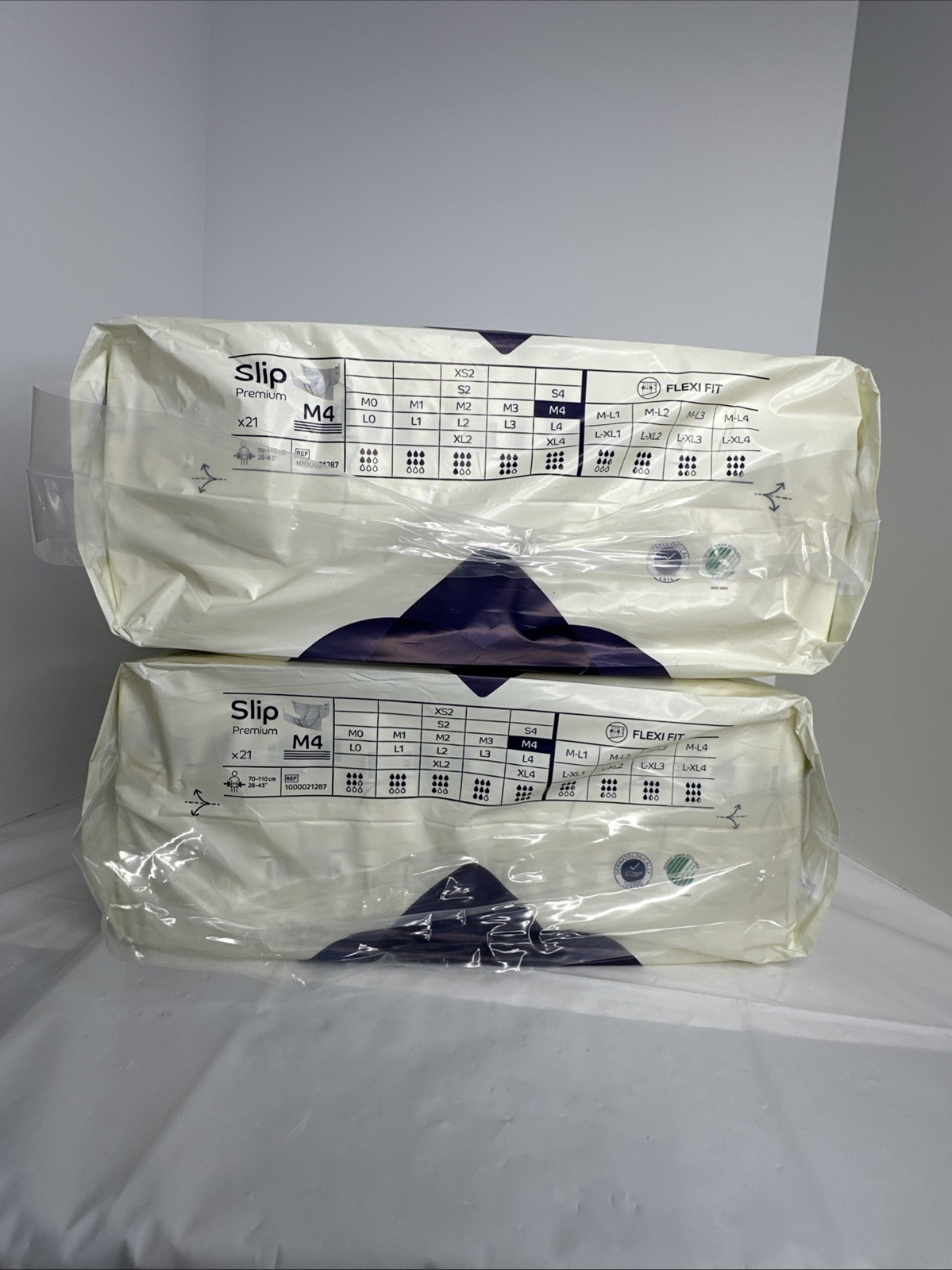 Abena Slip Premium M4 Incontinence Brief Size Medium 2 Pack Of 21 (Total 42)
