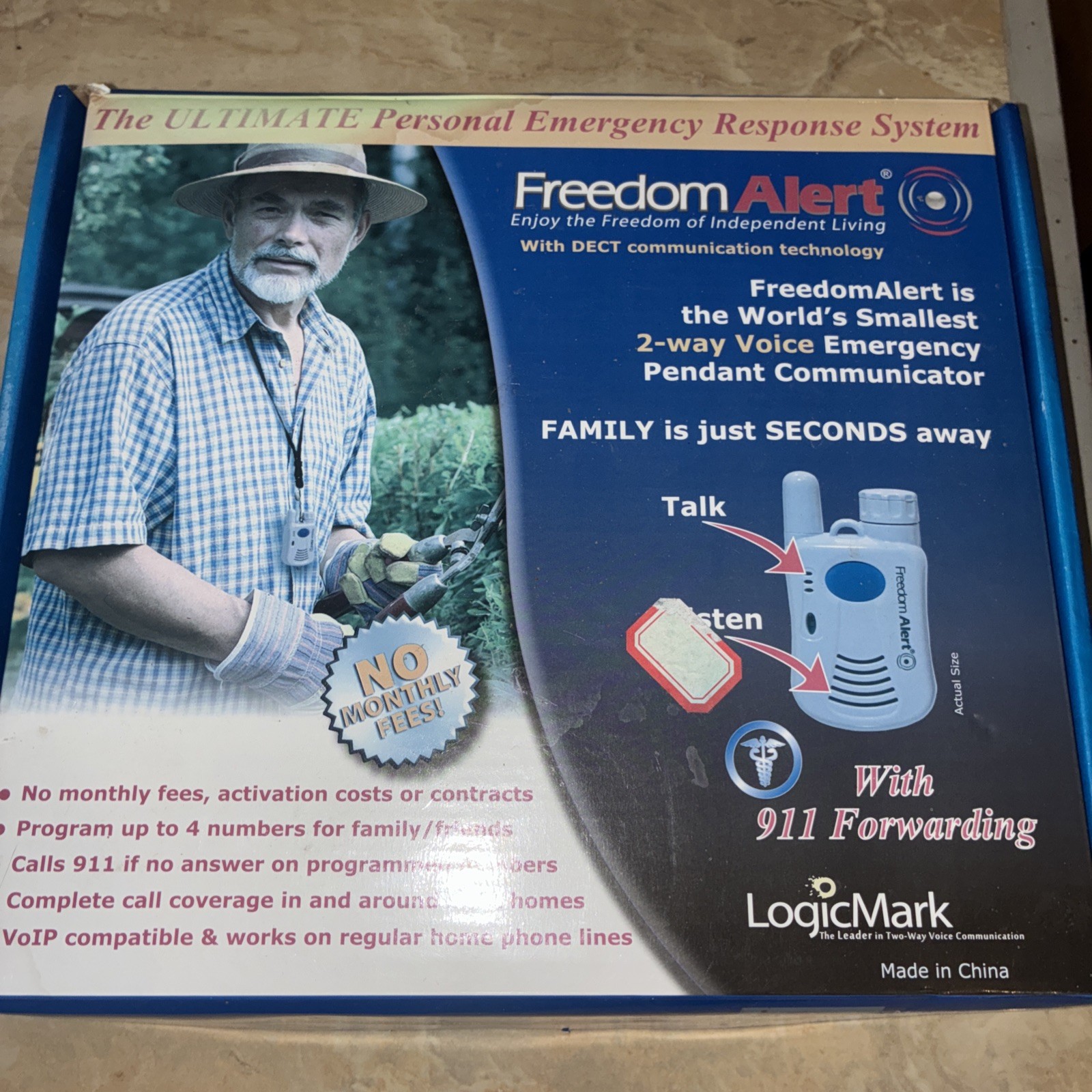 Freedom Alert Personal Emergency Response Syst Dialer 35511 Logic Mark New other