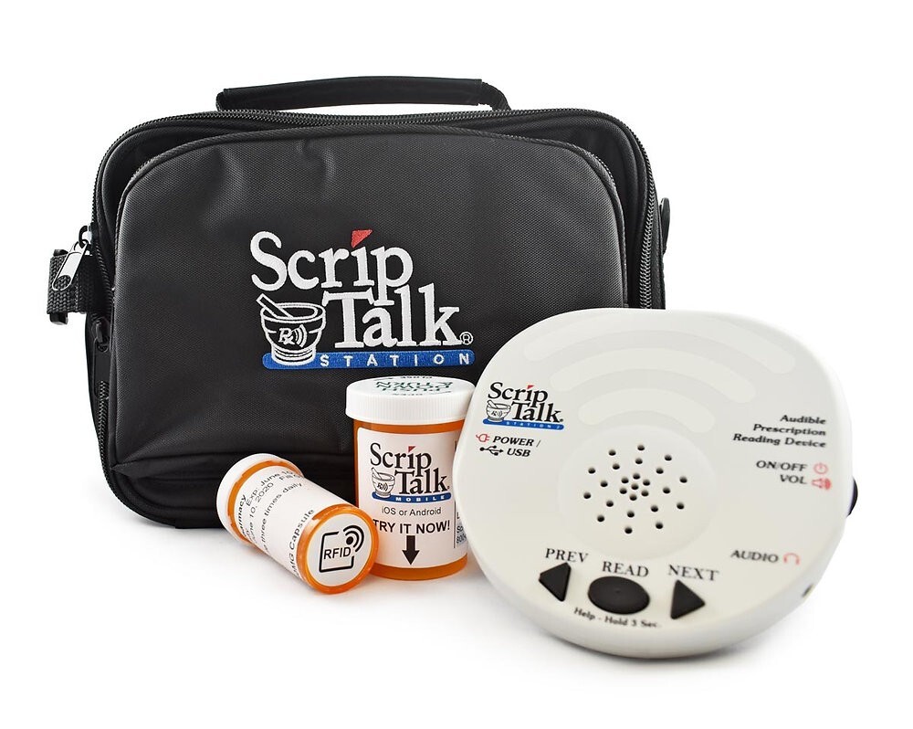 Scrip Talk Station 2 by En-Vision America Audible Prescription Reading Device