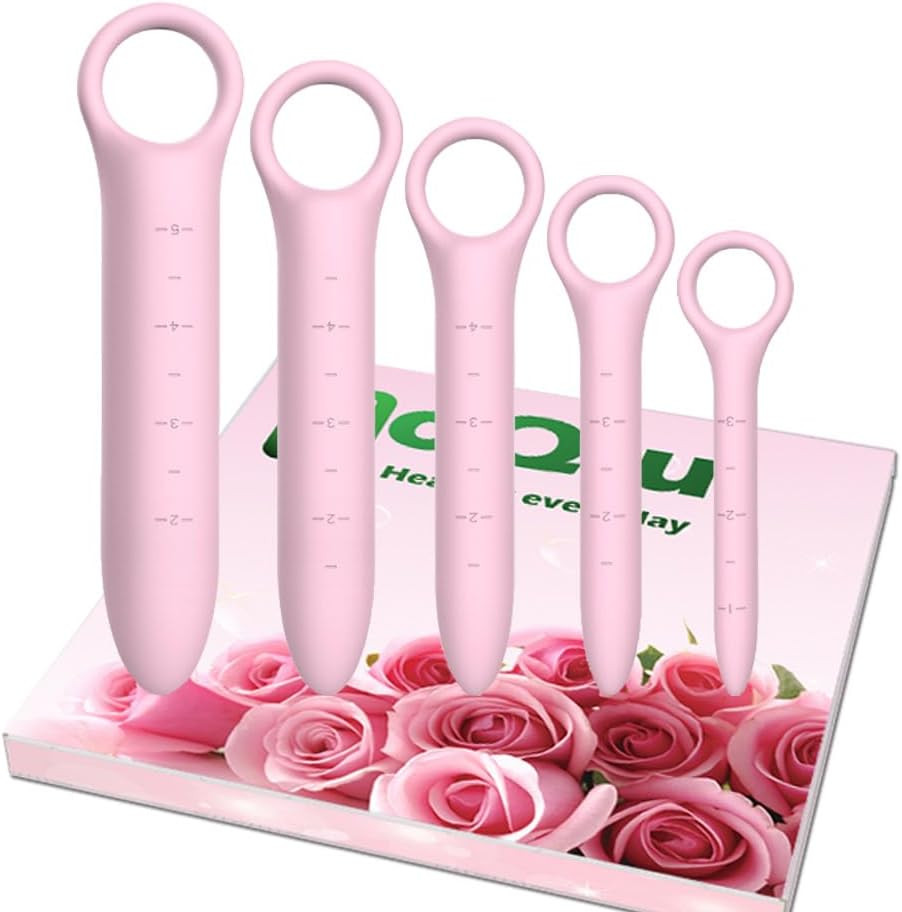 5-Pack Silicone Dilators for Pelvic Floor for Women with Fine Scales Pe…