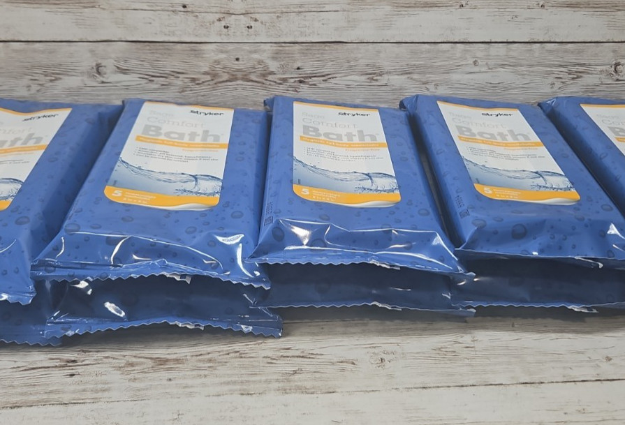 Stryker Sage Comfort Bath Full-Body Cleansing Washcloths, Heavyweight 48 packs-5