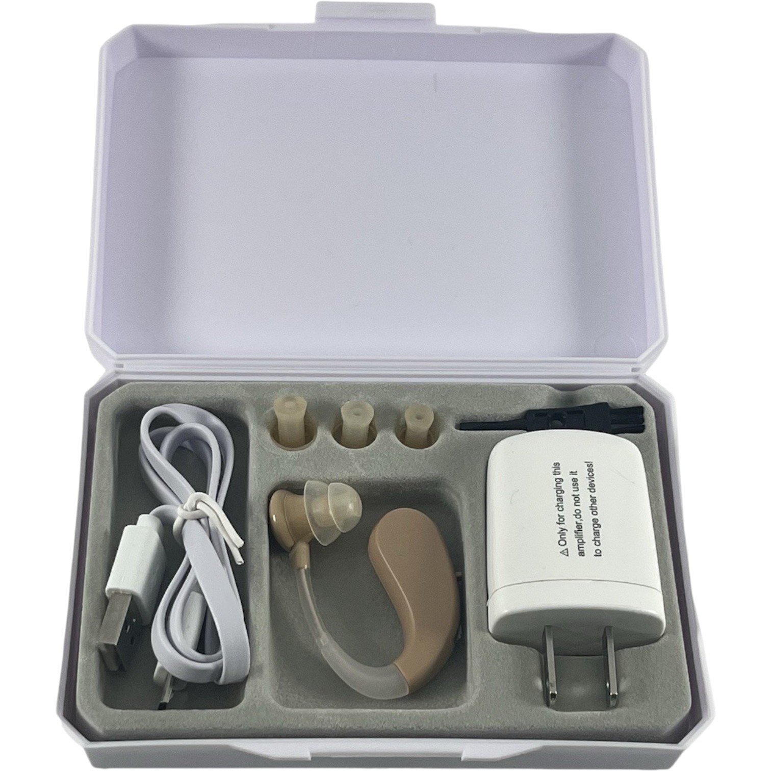 ClearOn CL-202S Rechargeable Hearing Amplifier Digital Sound Enhancer Kit