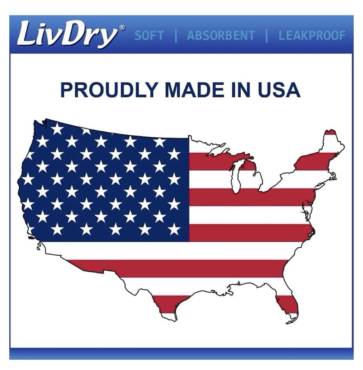 40 Count 3XL LivDry Overnight Incontinence Underwear Super Absorbency